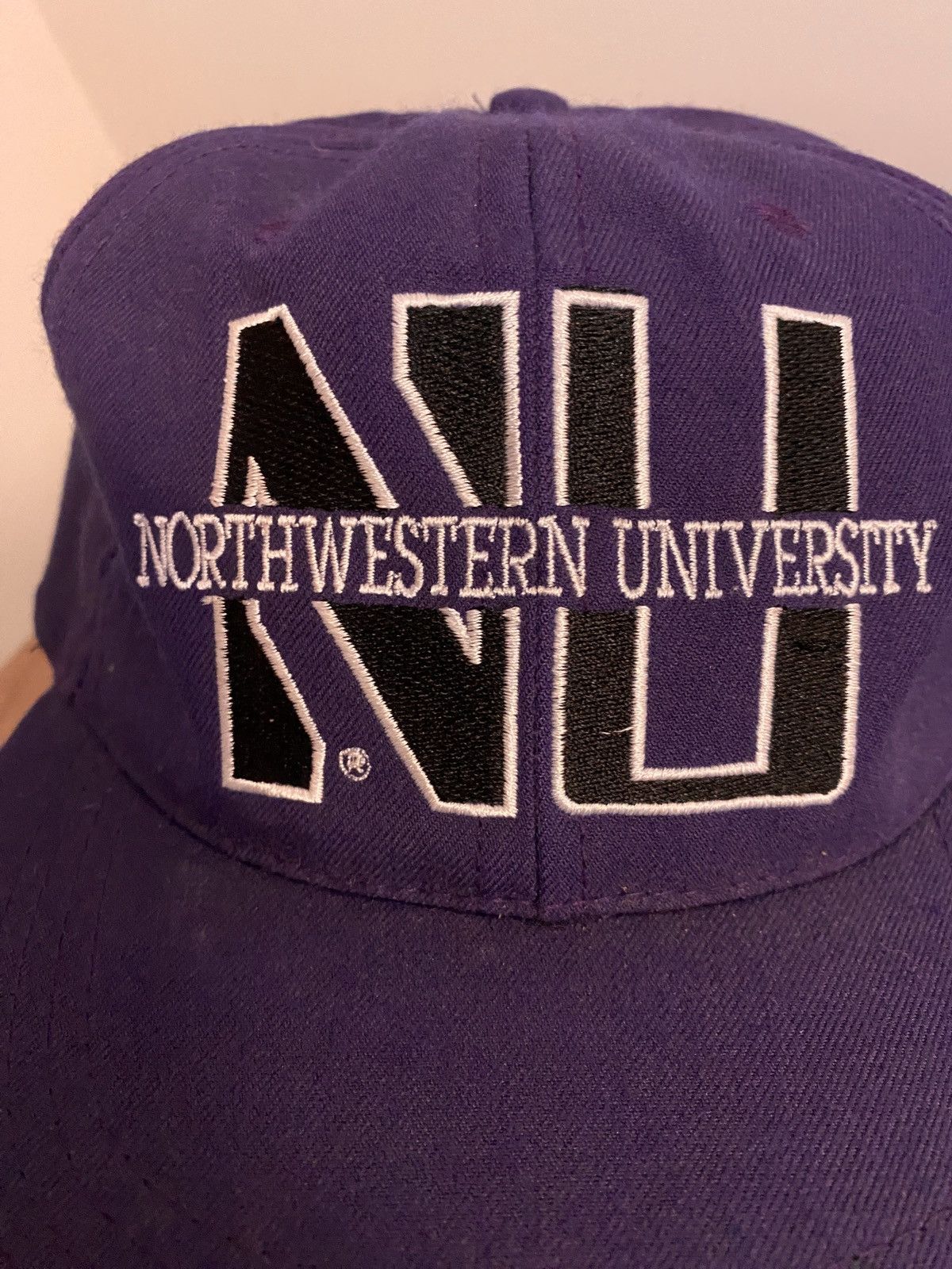 Vintage Vintage 80’s 90’s Northwestern University Strapback Hat Cap Size ONE SIZE - 2 Thumbnail