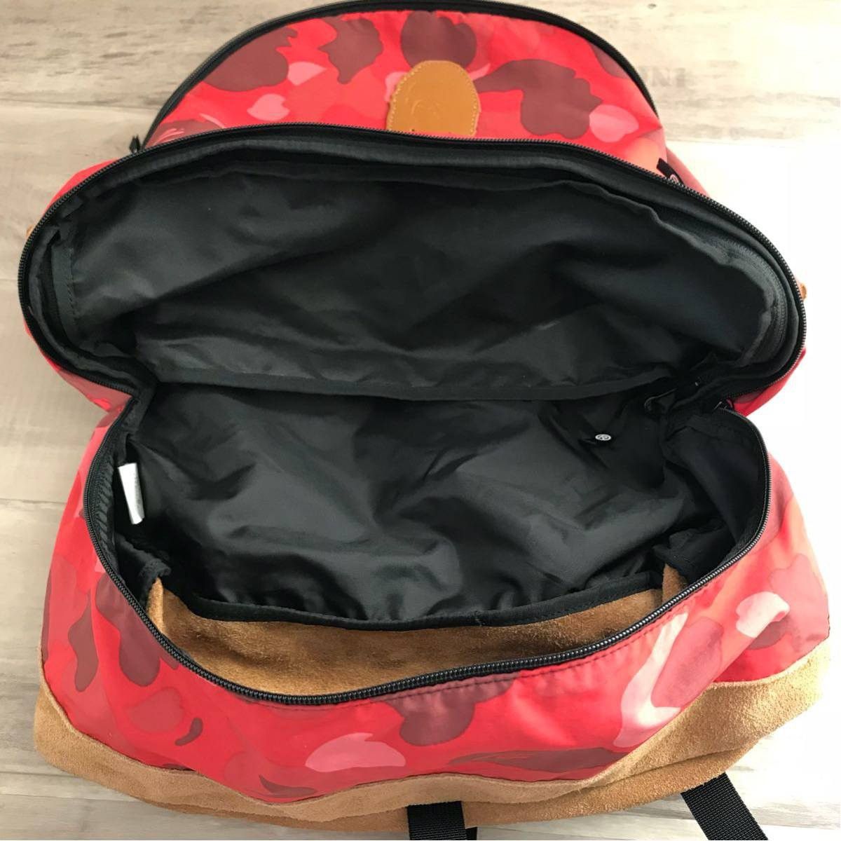 Bape BAPE backpack red camo bag NIGO Size ONE SIZE - 5 Thumbnail
