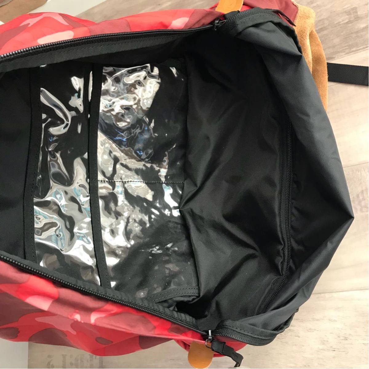 Bape BAPE backpack red camo bag NIGO Size ONE SIZE - 4 Thumbnail
