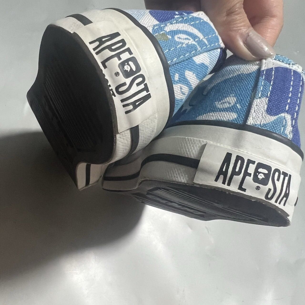 Bape × Kaws BAPE Sta KAWS blue camo Size US 8.5 / EU 41-42 - 6 Thumbnail