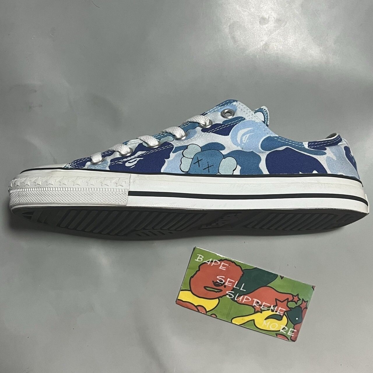 Bape × Kaws BAPE Sta KAWS blue camo Size US 8.5 / EU 41-42 - 1 Thumbnail