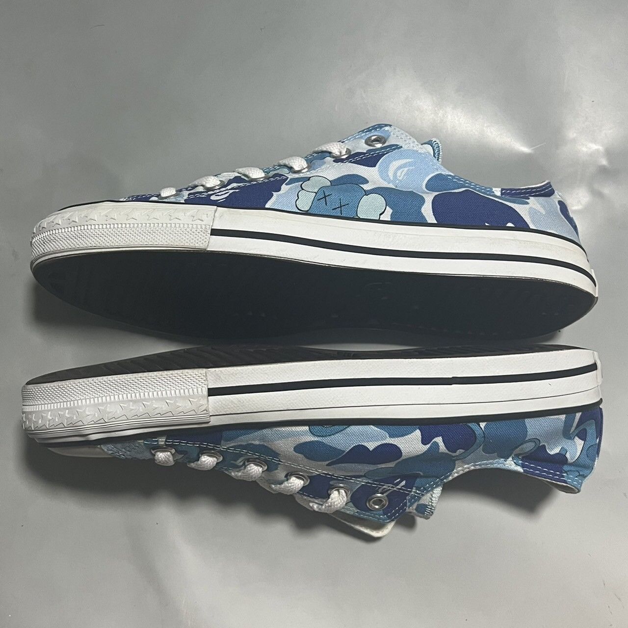 Bape × Kaws BAPE Sta KAWS blue camo Size US 8.5 / EU 41-42 - 3 Thumbnail