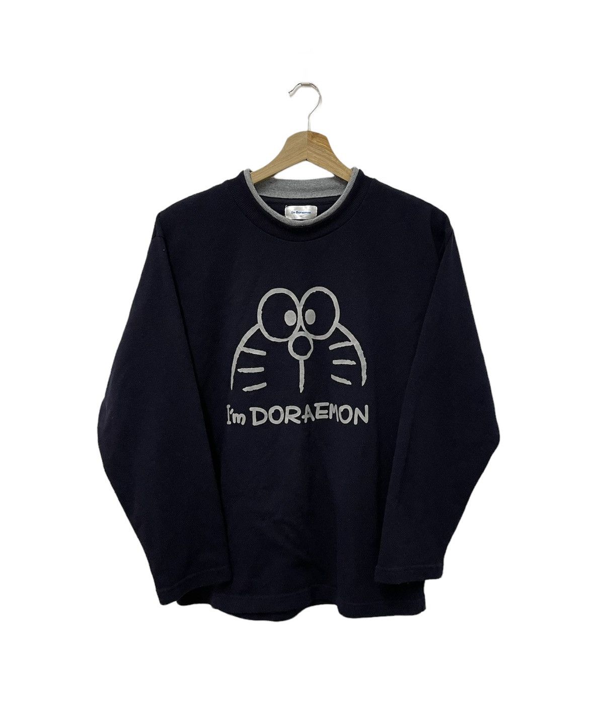Vintage Vintage Doraemon Big Logo Sweatshirt Size US S / EU 44-46 / 1 - 1 Thumbnail