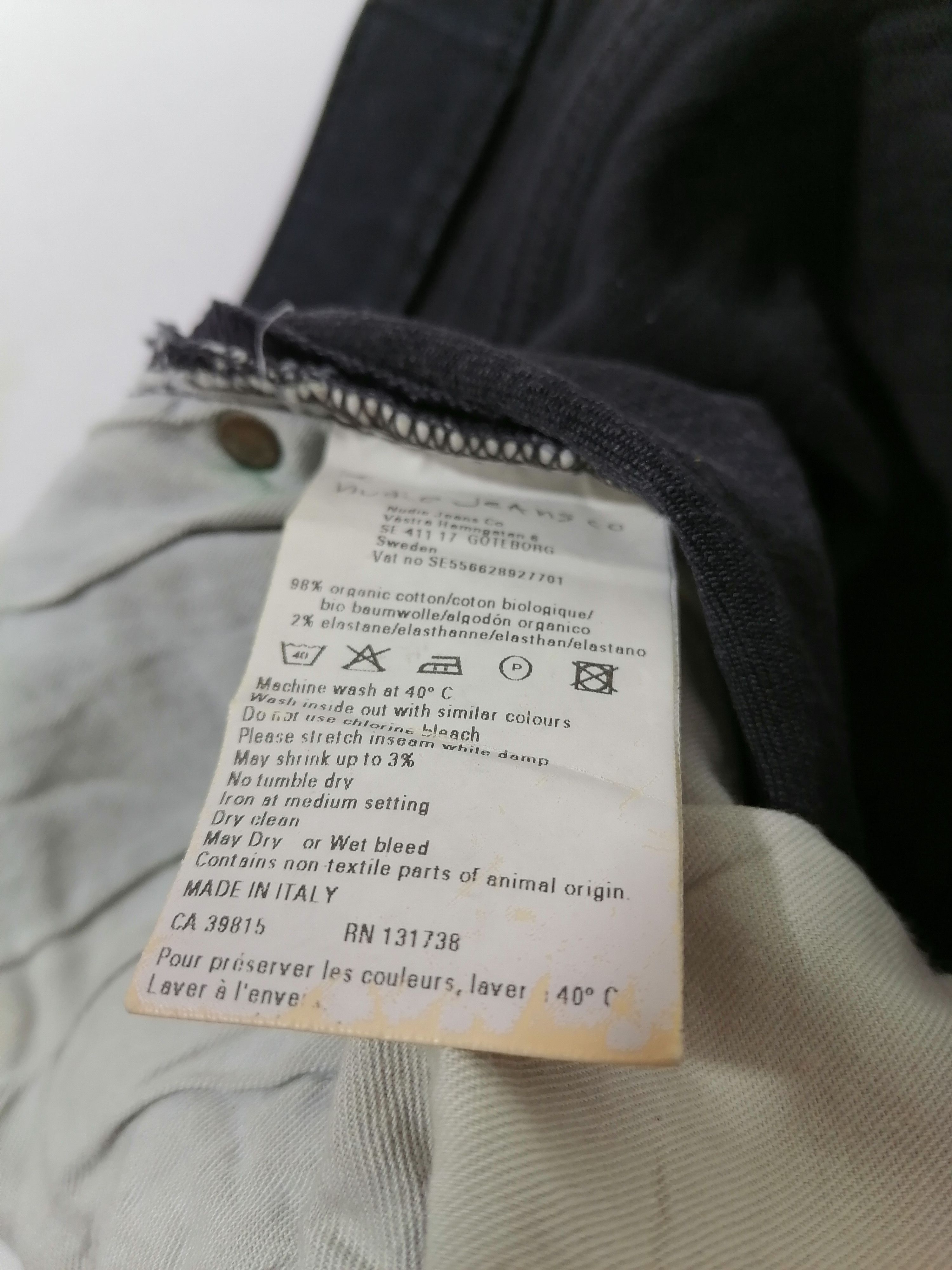 Nudie Jeans Nudie Jeans Black Denim Size US 34 / EU 50 - 6 Thumbnail