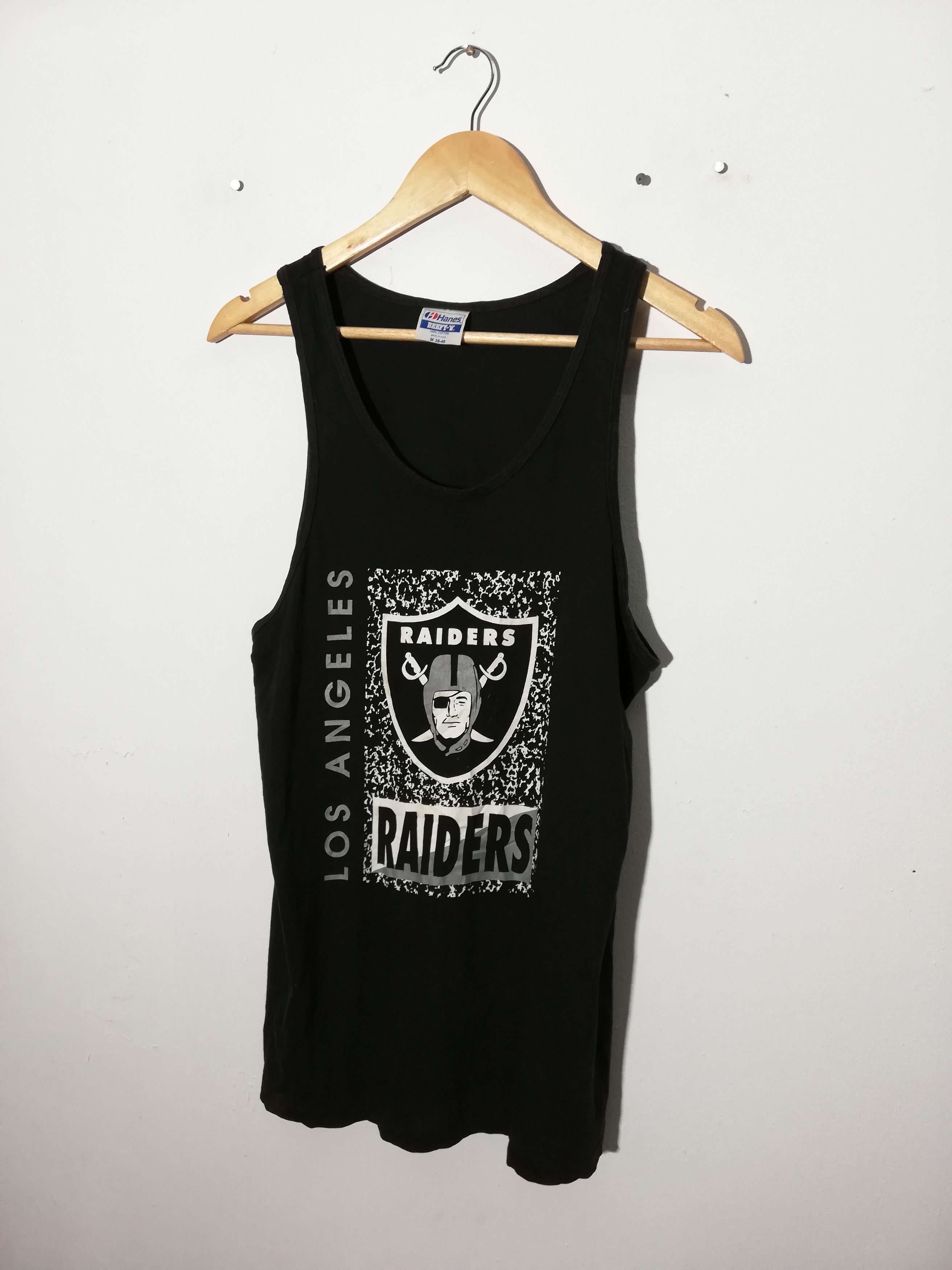 Hanes × NFL Vintage 80's Raiders Sleeveless Size US M / EU 48-50 / 2 - 1 Thumbnail
