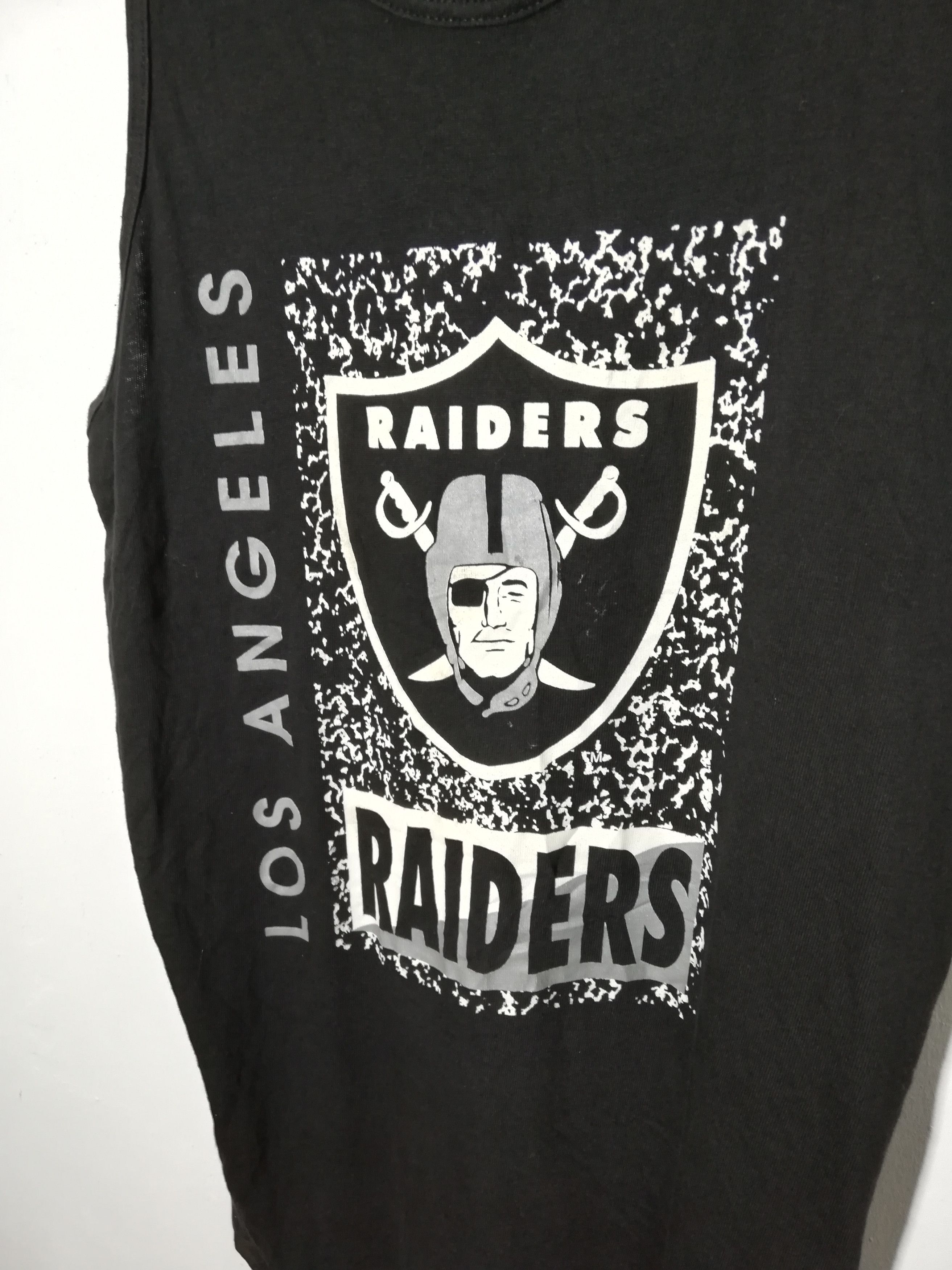 Hanes × NFL Vintage 80's Raiders Sleeveless Size US M / EU 48-50 / 2 - 3 Thumbnail