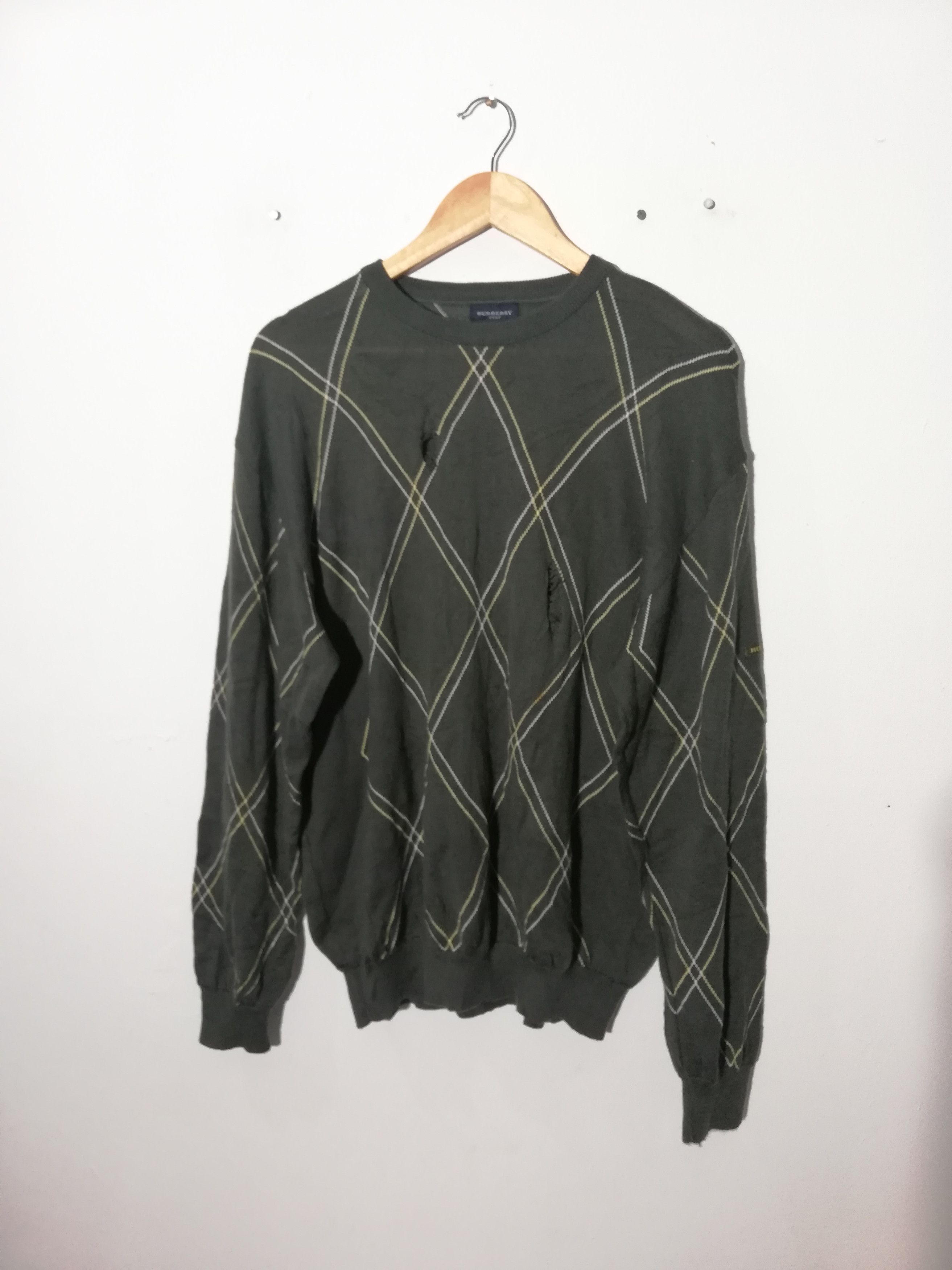 Burberry Burberry Knitwear/Sweater Wool Size US L / EU 52-54 / 3 - 3 Thumbnail