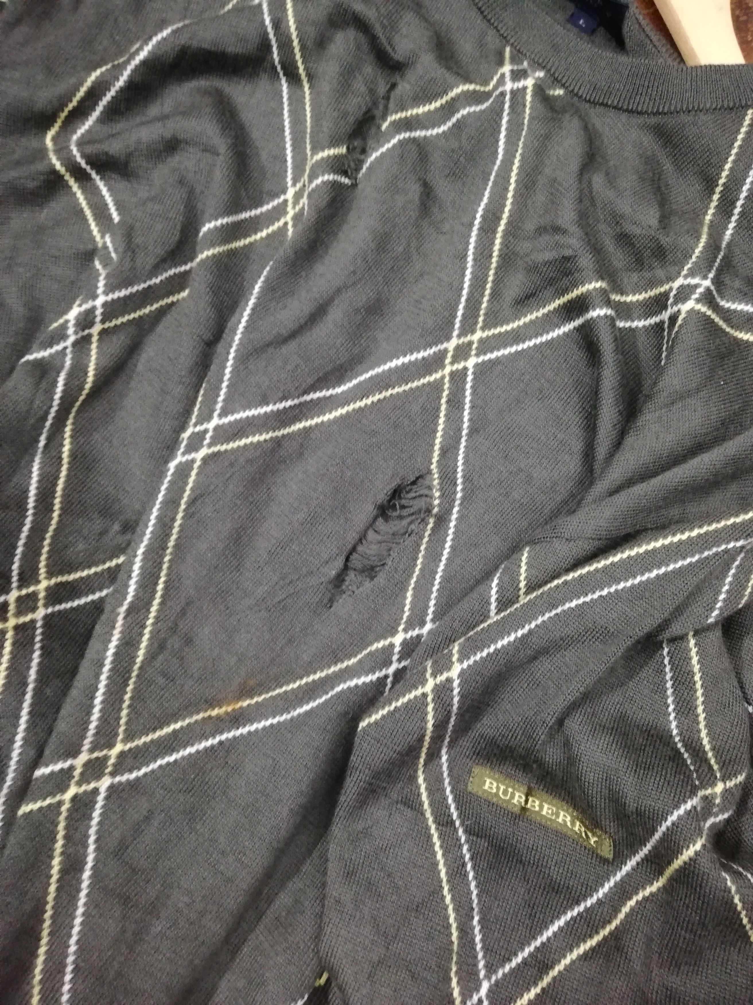 Burberry Burberry Knitwear/Sweater Wool Size US L / EU 52-54 / 3 - 4 Thumbnail