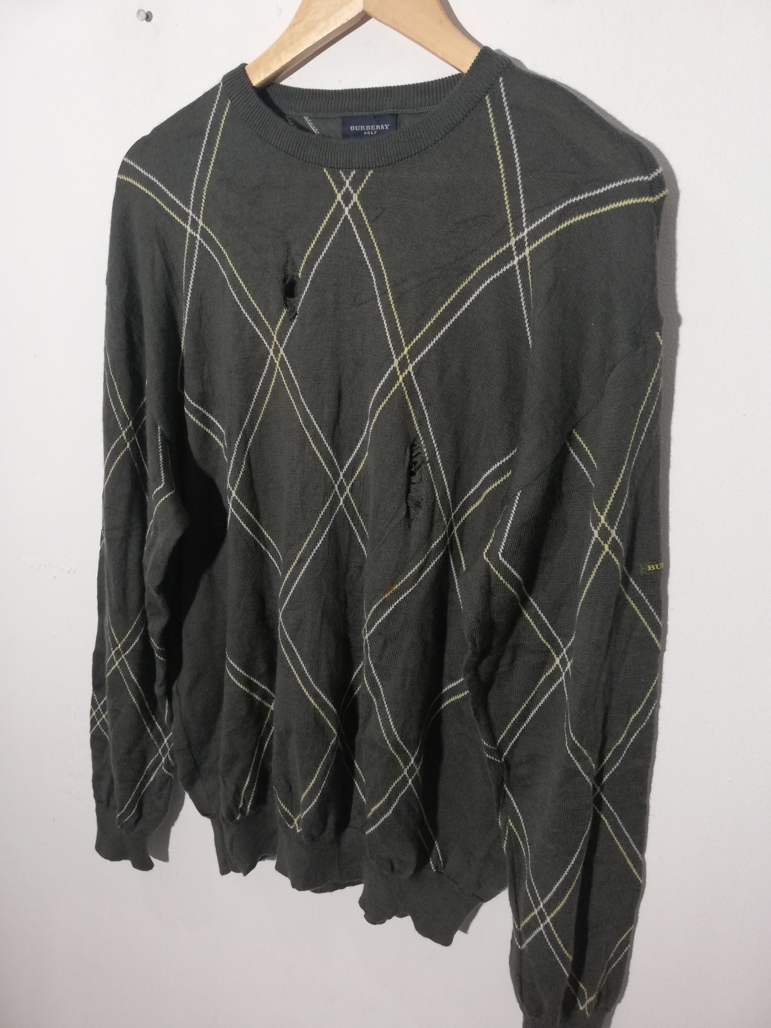 Burberry Burberry Knitwear/Sweater Wool Size US L / EU 52-54 / 3 - 1 Thumbnail