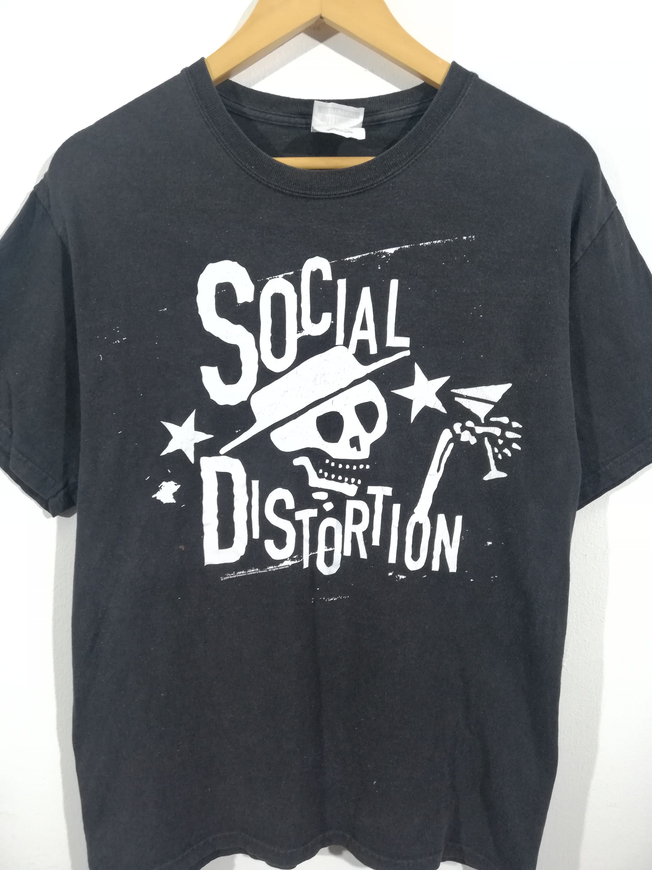 Band Tees × Hanes Social Distortion 2006 Black Tee Size US M / EU 48-50 / 2 - 3 Thumbnail