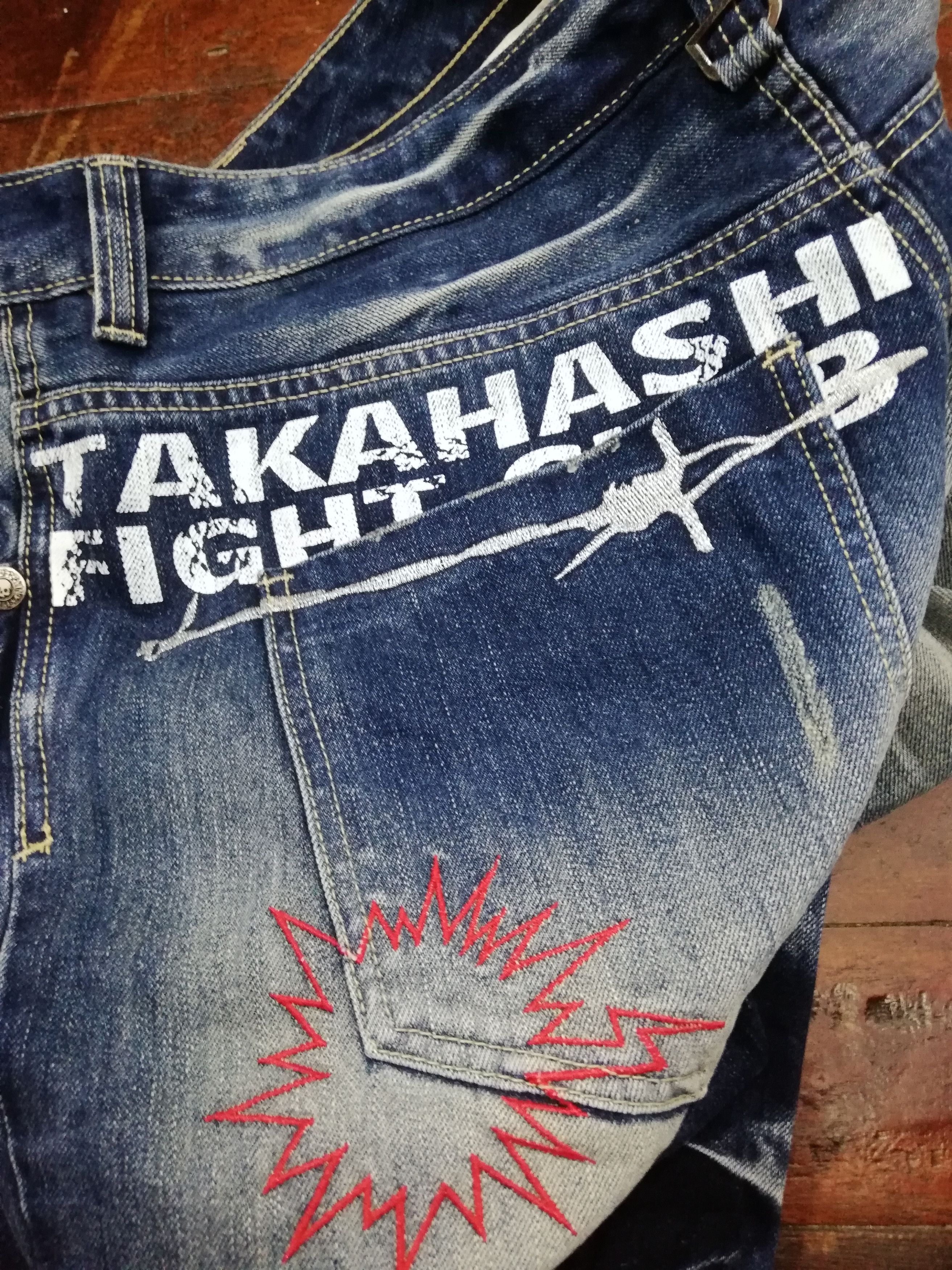 Designer Big Train Biker Jeans Size US 34 / EU 50 - 8 Thumbnail