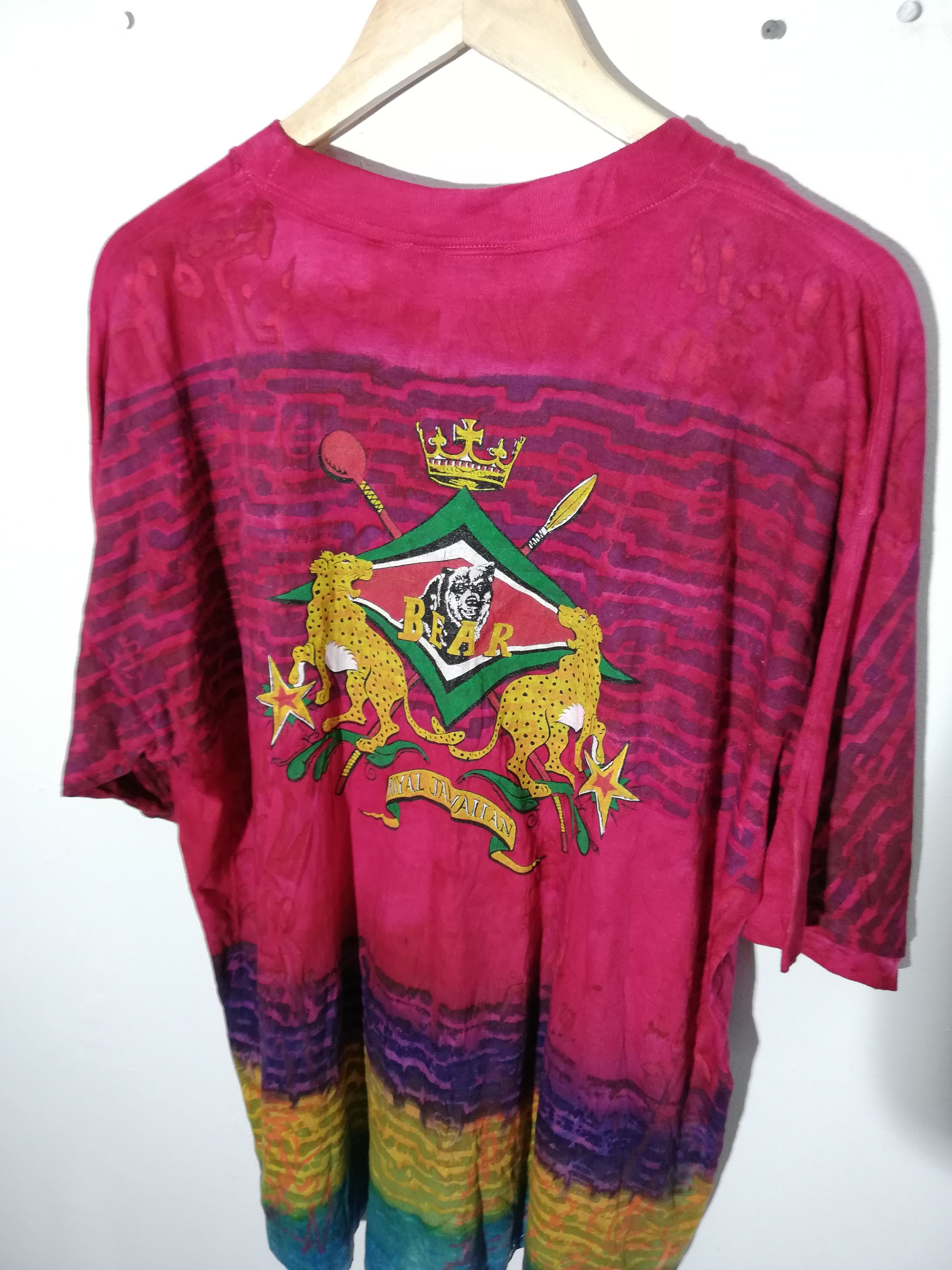 Vintage Vintage Bear Tie Dye shirt Size US XL / EU 56 / 4 - 2 Thumbnail