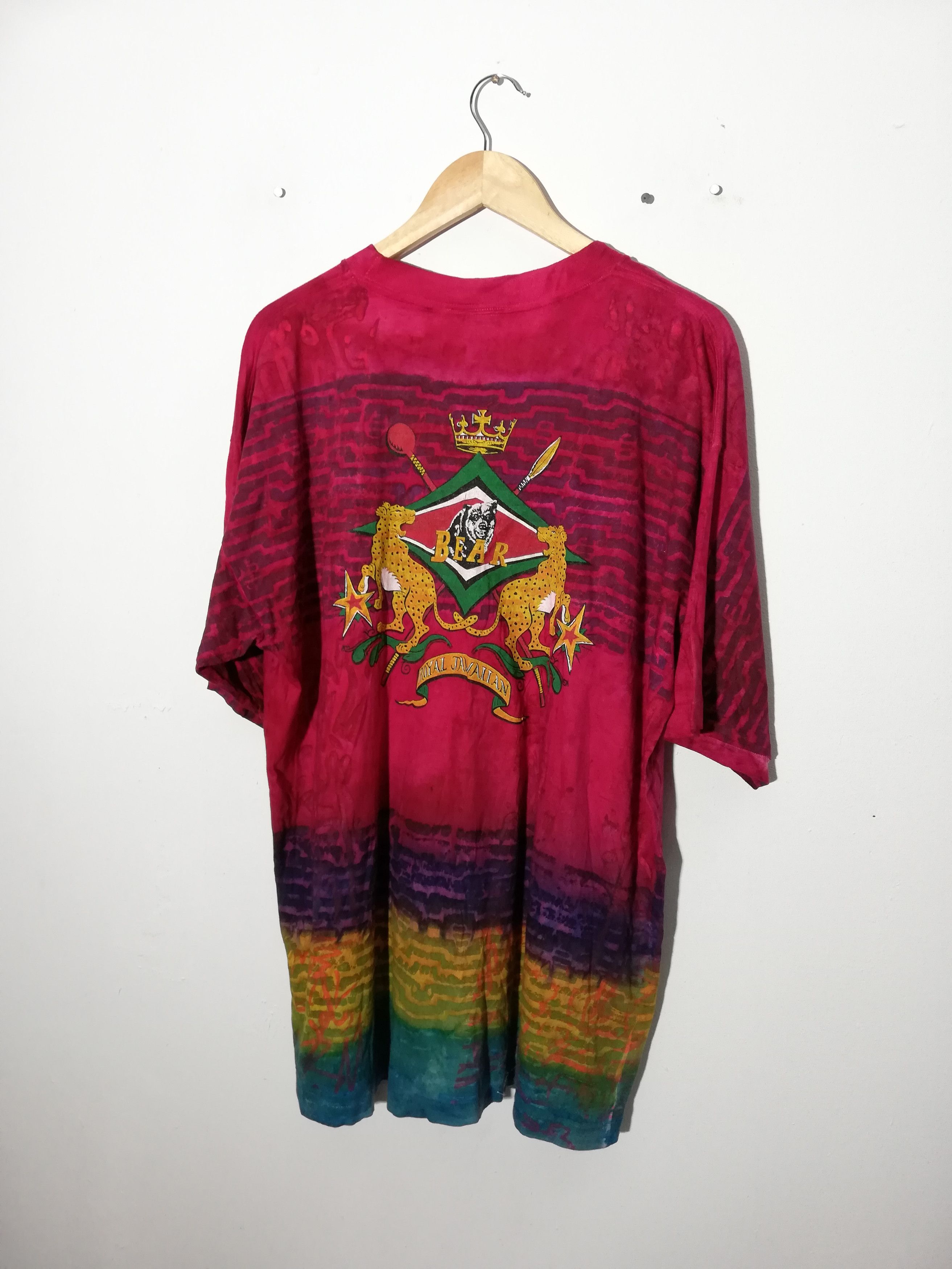 Vintage Vintage Bear Tie Dye shirt Size US XL / EU 56 / 4 - 3 Thumbnail