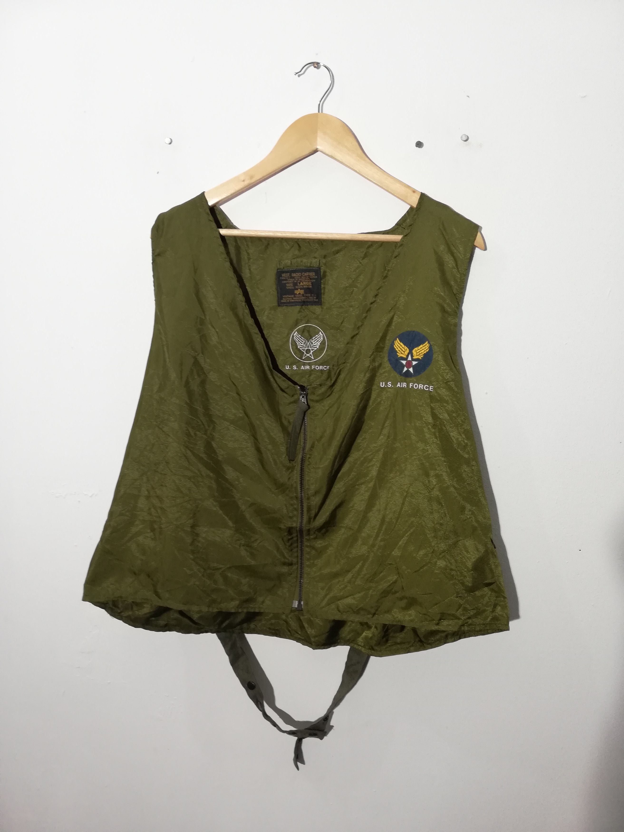 Alpha Industries Vintage US Air Force Vest Radio Carrier Alpha Industries Size US L / EU 52-54 / 3 - 1 Thumbnail