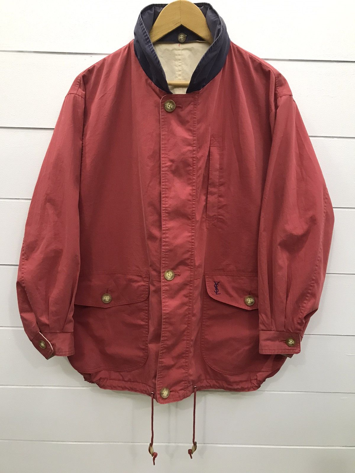 Vintage × Yves Saint Laurent VINTAGE YSL REVERSIBLE JACKET Size US L / EU 52-54 / 3 - 2 Thumbnail