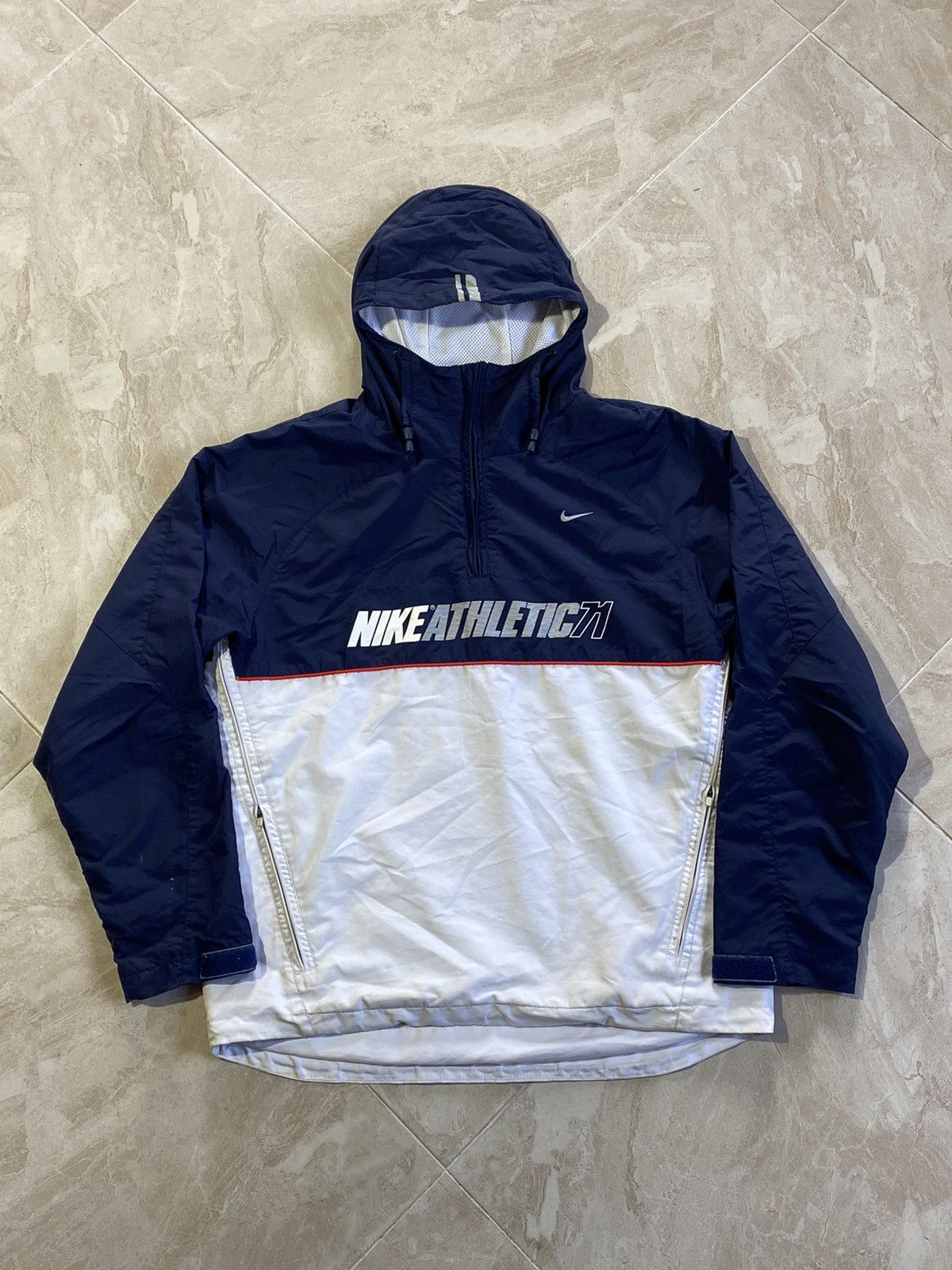 Nike Vintage Nike Athletic 71 anorak jacket Grailed