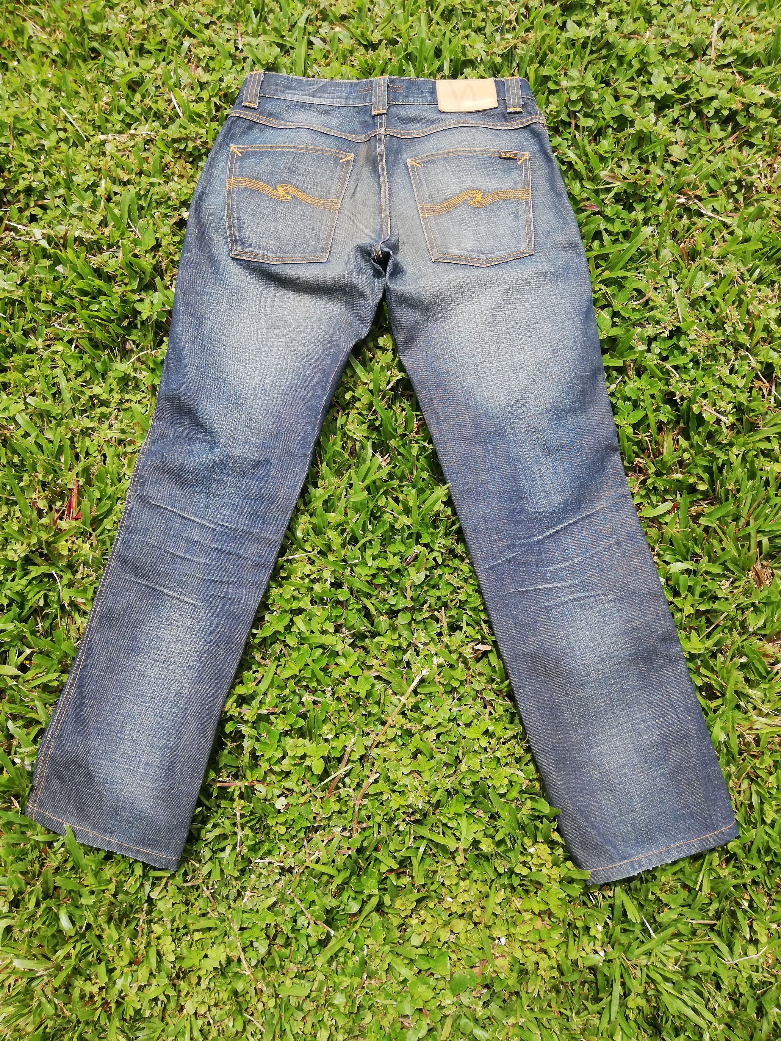 Nudie Jeans Nudie Low Slim Jim Coated Denim Size US 32 / EU 48 - 6 Thumbnail