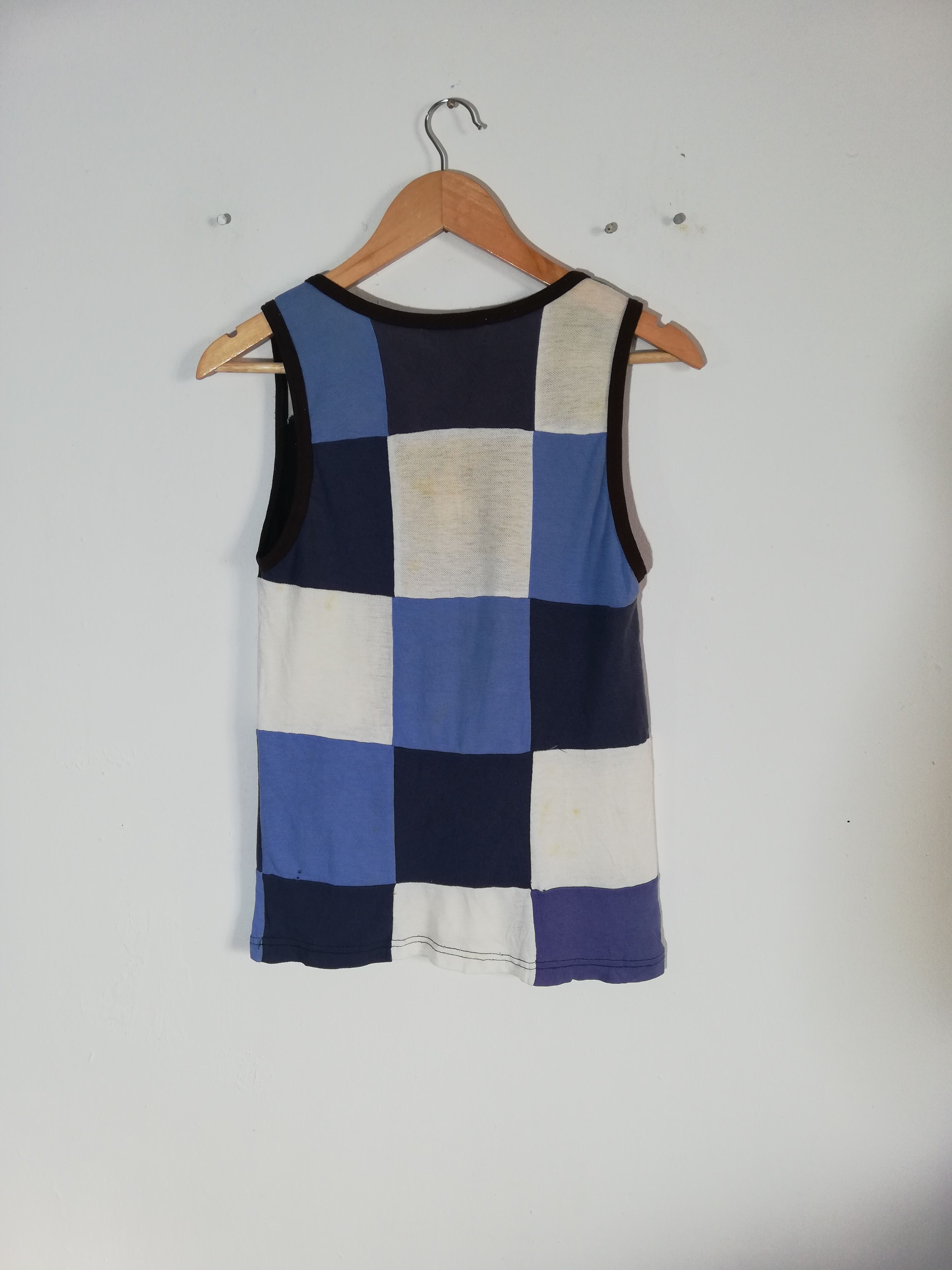 Burberry Vintage Burberry Colour Block Singlet Size US L / EU 52-54 / 3 - 2 Thumbnail