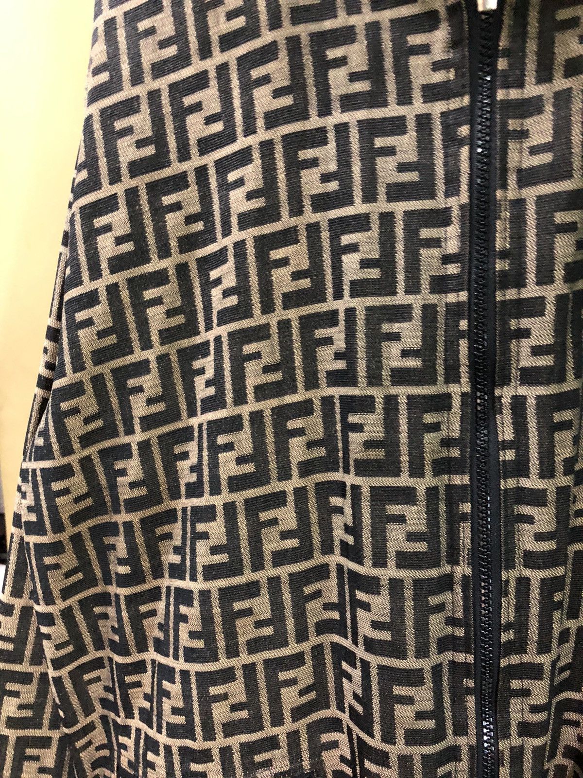 Fendi Vintage Fendi Monogram Hooded Reversible Jacket Size L / US 10 / IT 46 - 3 Thumbnail
