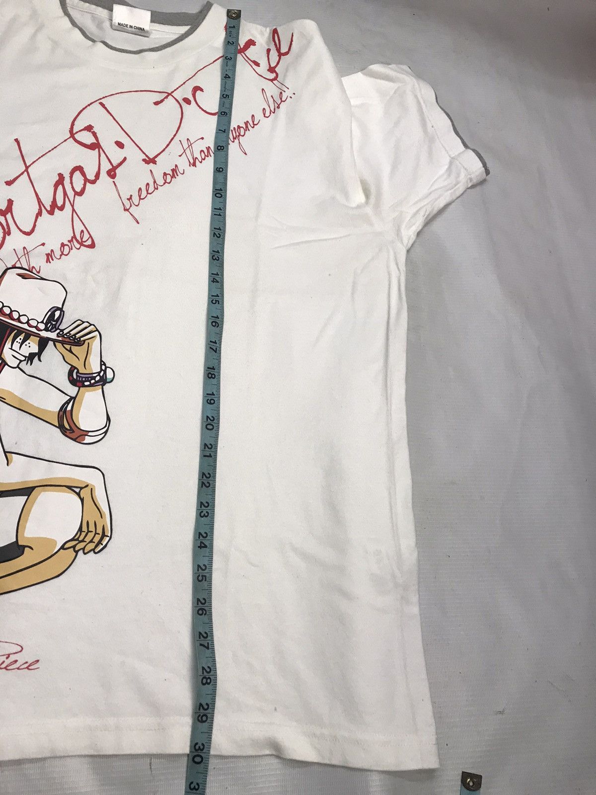 Cartoon Network × One Piece ONE PIECE D LUTFY TEE Size US XXL / EU 58 / 5 - 6 Thumbnail