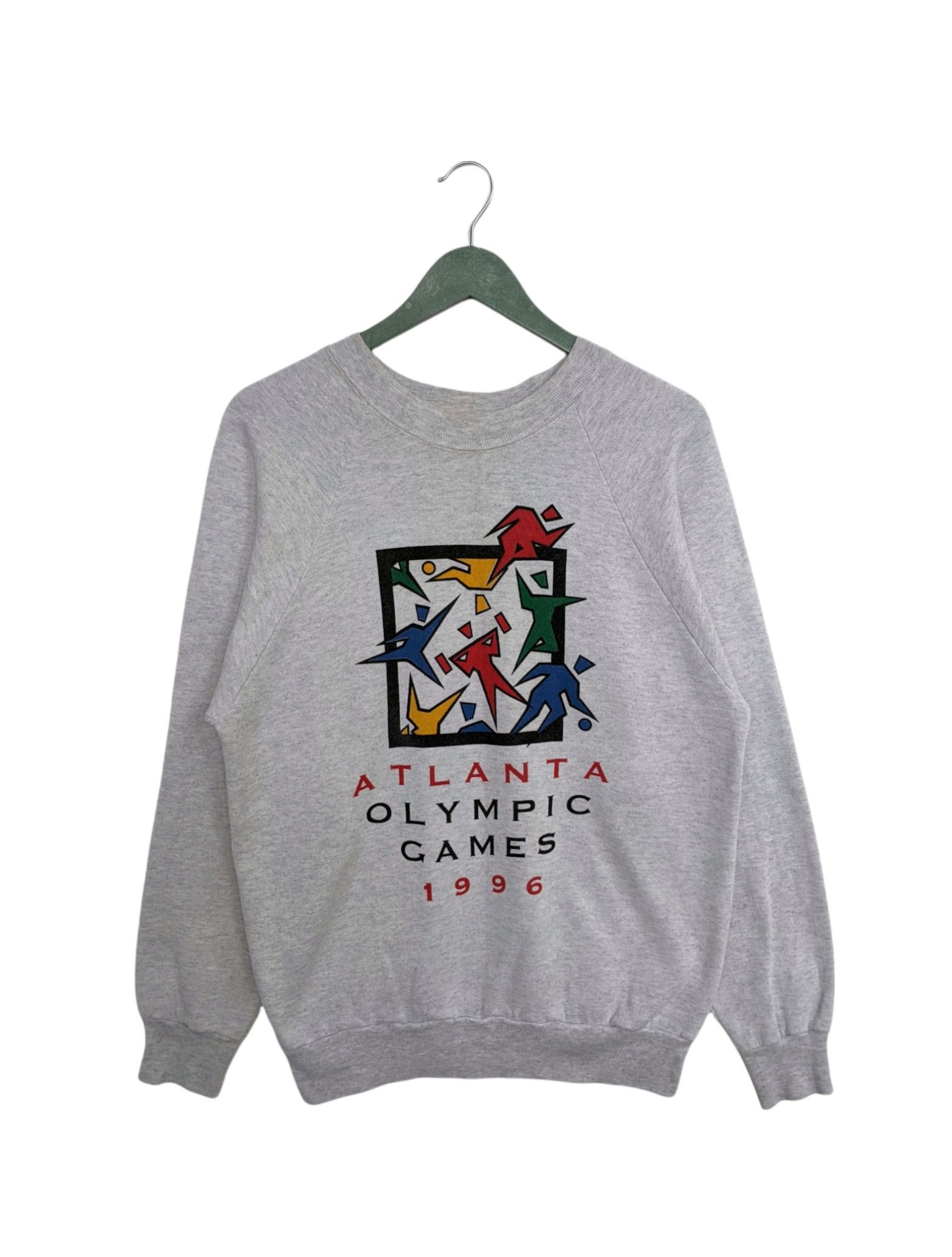 USA Olympics × Vintage Vintage 1996 Atlanta Olympic Sweatshirt Size US L / EU 52-54 / 3 - 1 Thumbnail