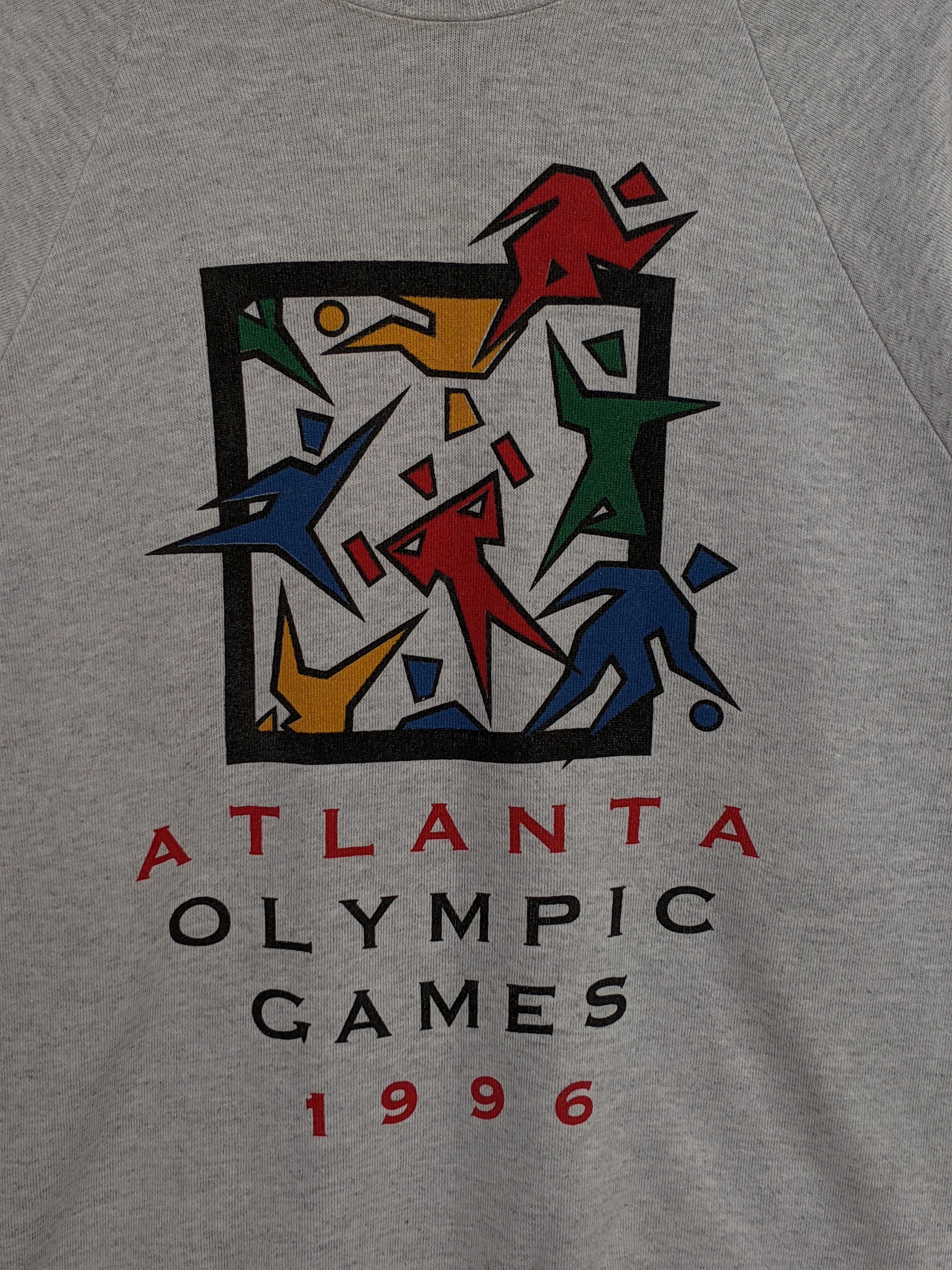 USA Olympics × Vintage Vintage 1996 Atlanta Olympic Sweatshirt Size US L / EU 52-54 / 3 - 3 Thumbnail