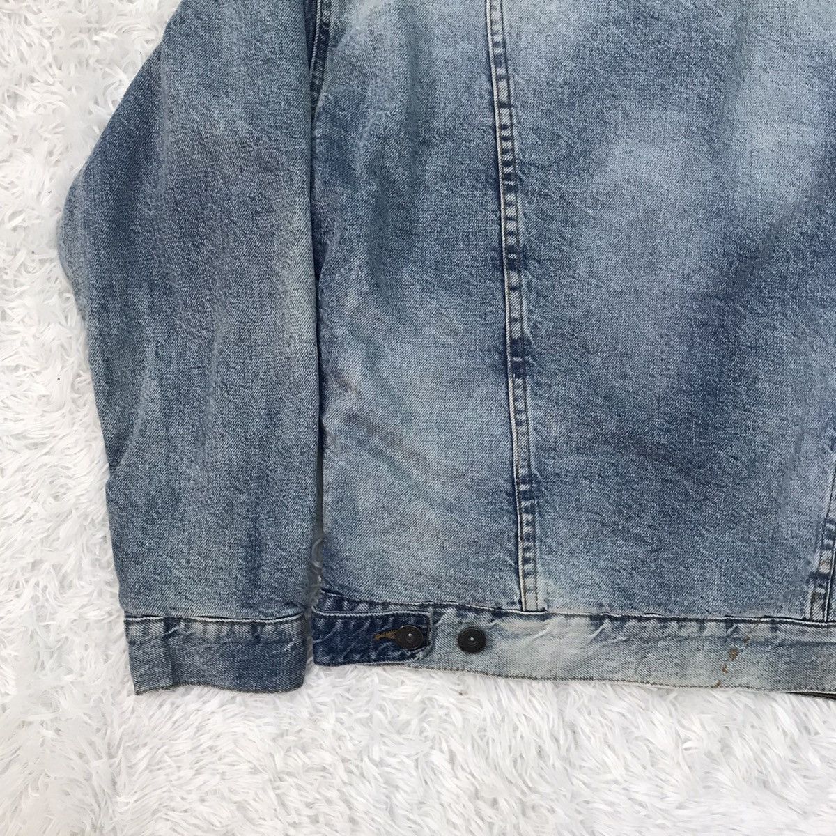 Zara Zara Original Denim Sherpa Jacket Size US S / EU 44-46 / 1 - 7 Thumbnail