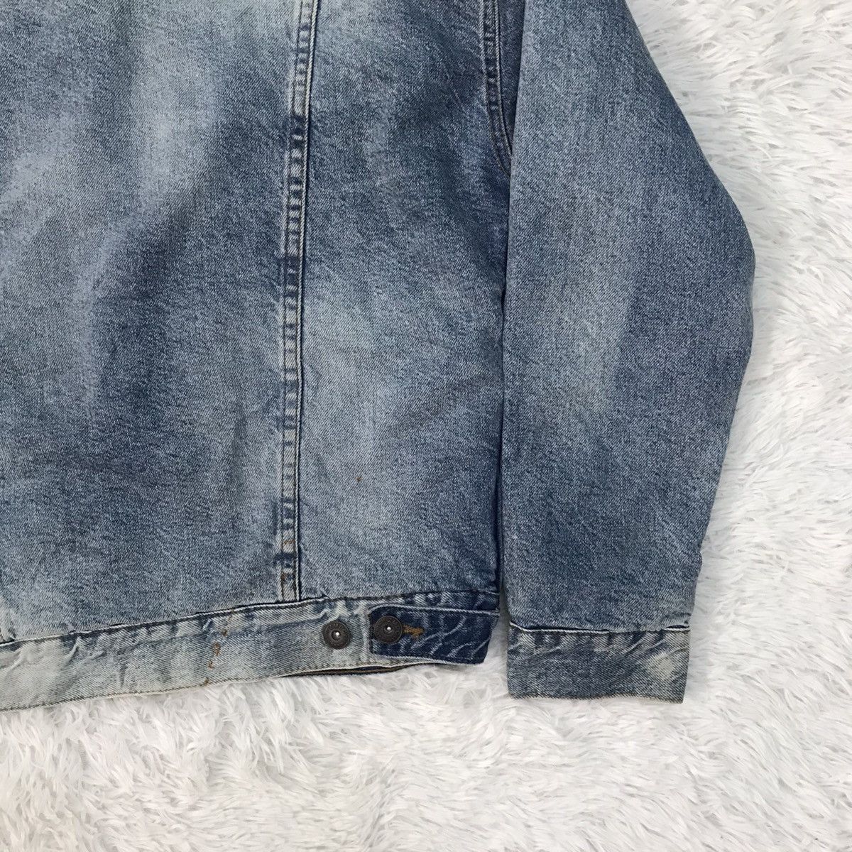 Zara Zara Original Denim Sherpa Jacket Size US S / EU 44-46 / 1 - 8 Thumbnail