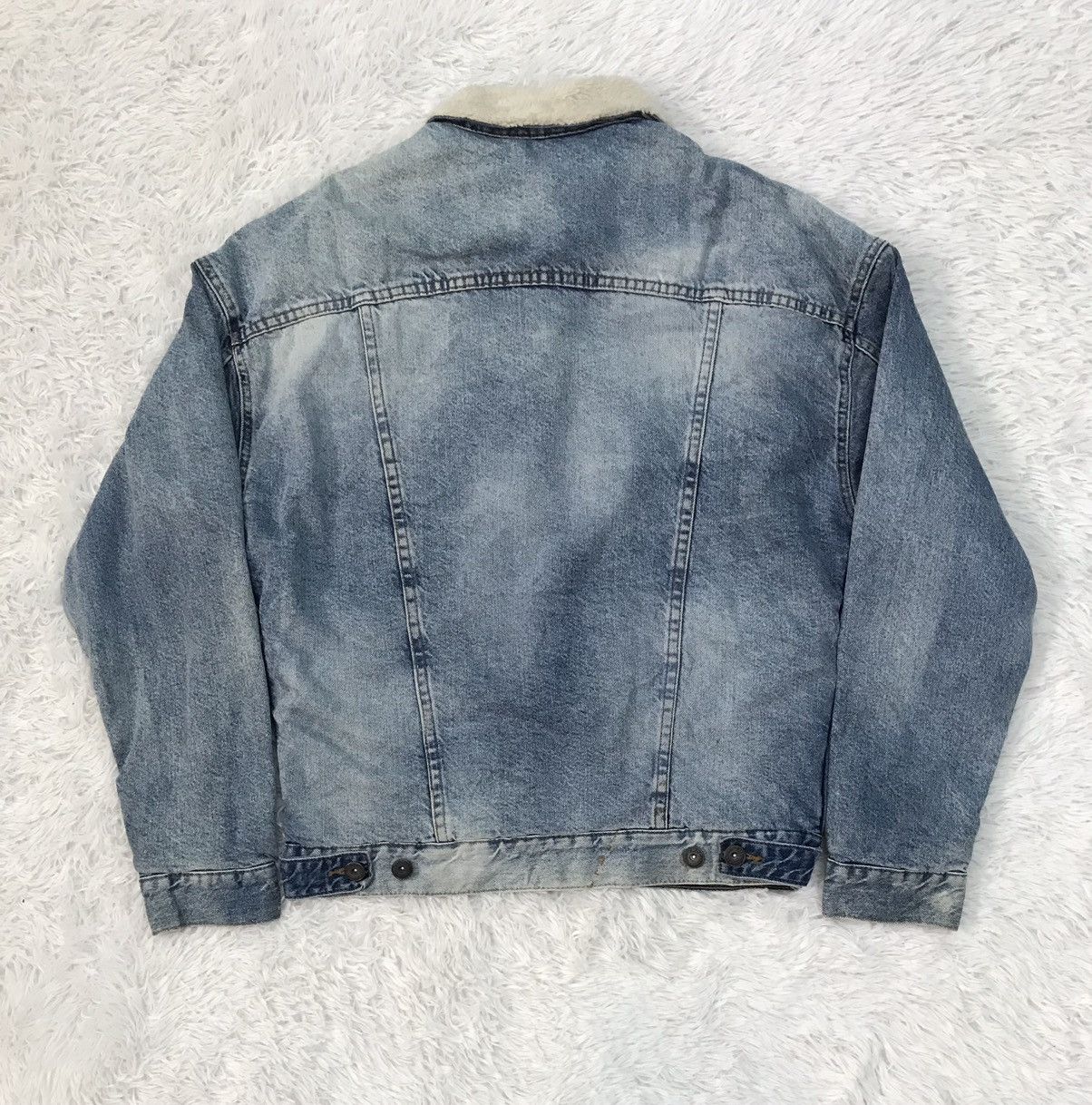 Zara Zara Original Denim Sherpa Jacket Size US S / EU 44-46 / 1 - 2 Thumbnail