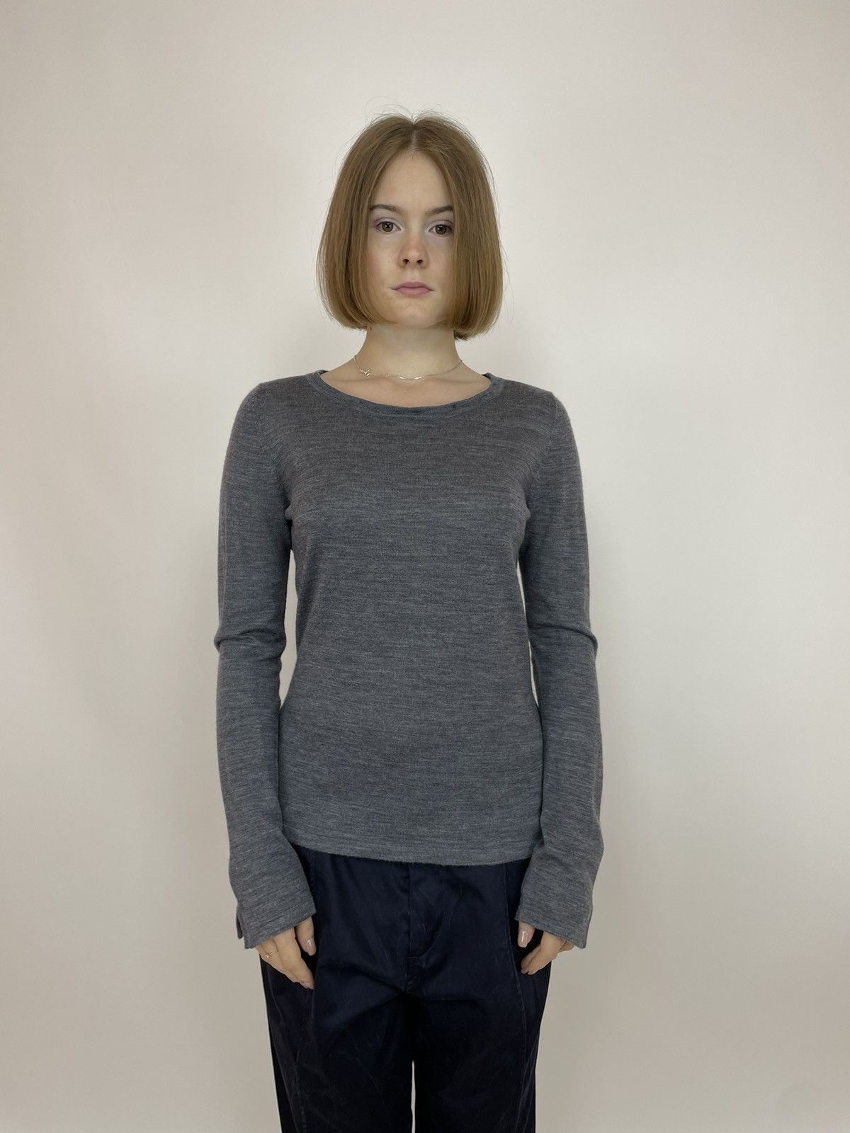LK Bennett LK Bennett Pullover Merino Wool with silk collared Womens Size S / US 4 / IT 40 - 7 Thumbnail