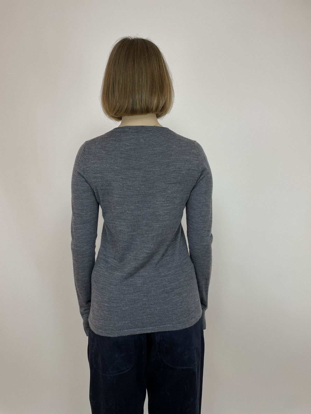 LK Bennett LK Bennett Pullover Merino Wool with silk collared Womens Size S / US 4 / IT 40 - 13 Thumbnail