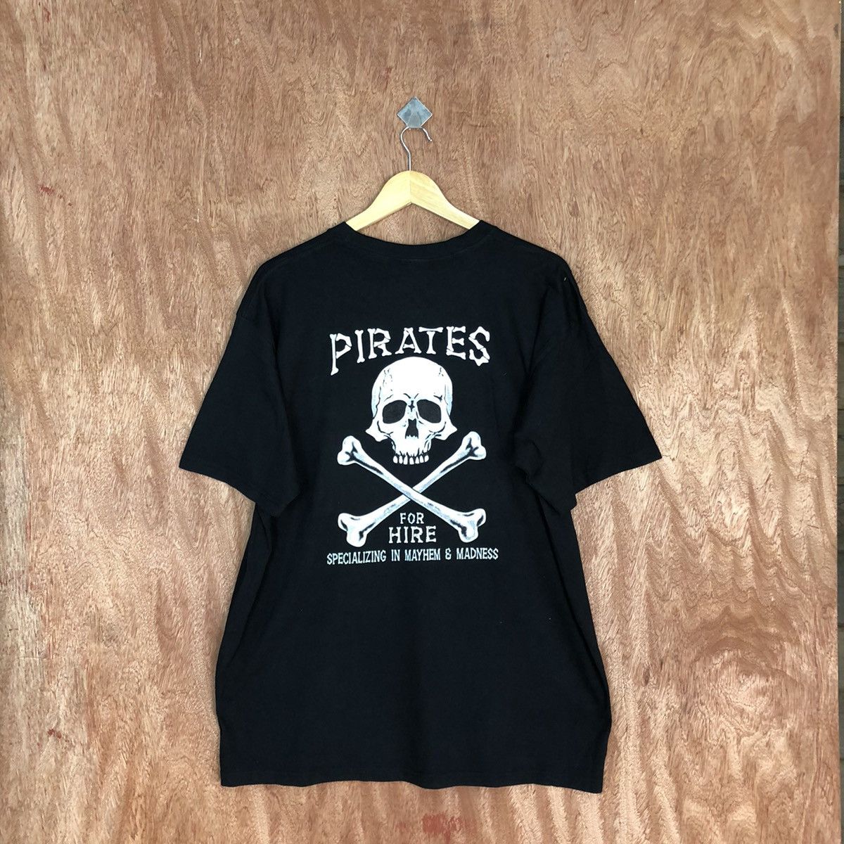 Japanese Brand Skull Pirates for you Dolfy Black Short Sleeve Tshirt #3586 Size US XL / EU 56 / 4 - 1 Thumbnail