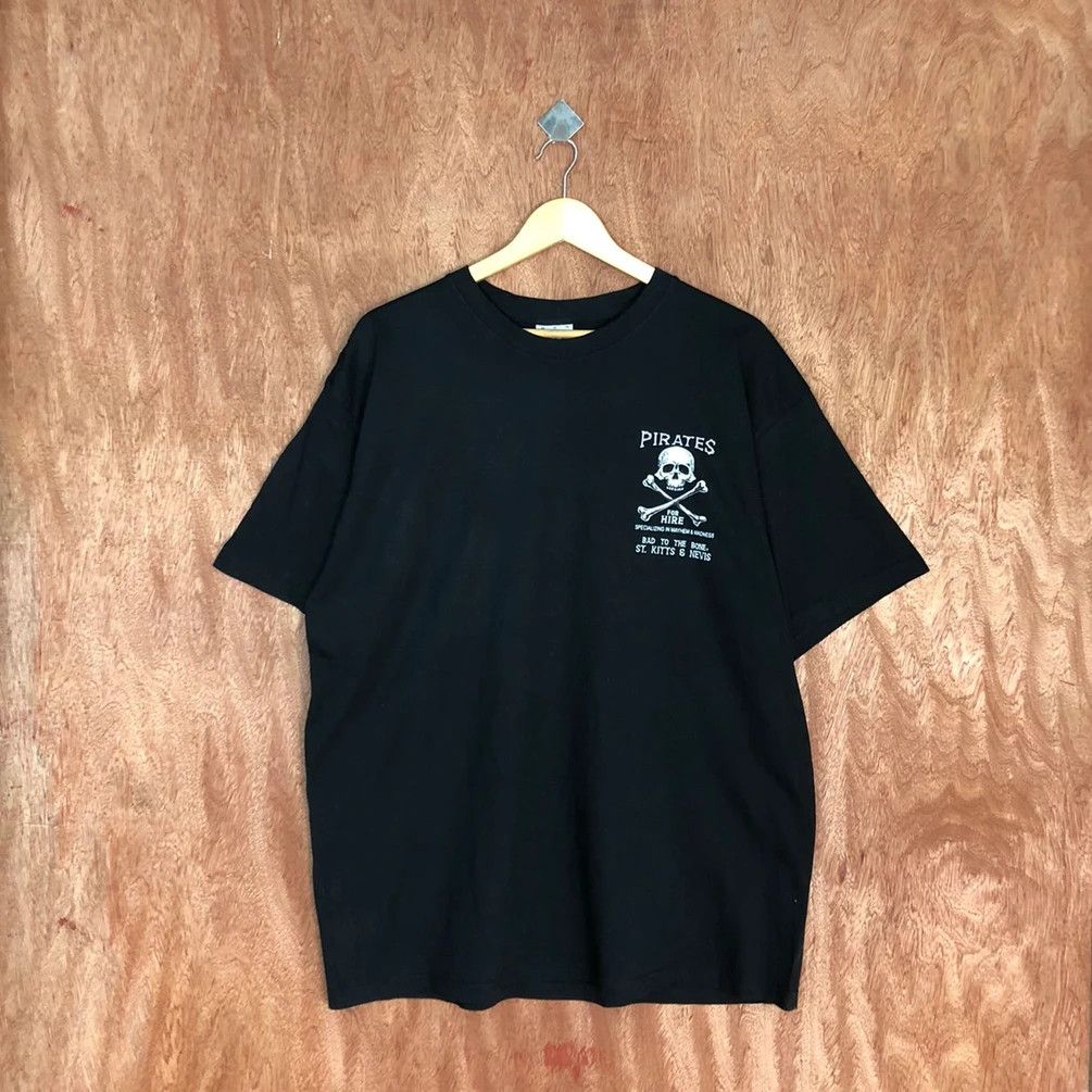 Japanese Brand Skull Pirates for you Dolfy Black Short Sleeve Tshirt #3586 Size US XL / EU 56 / 4 - 11 Thumbnail