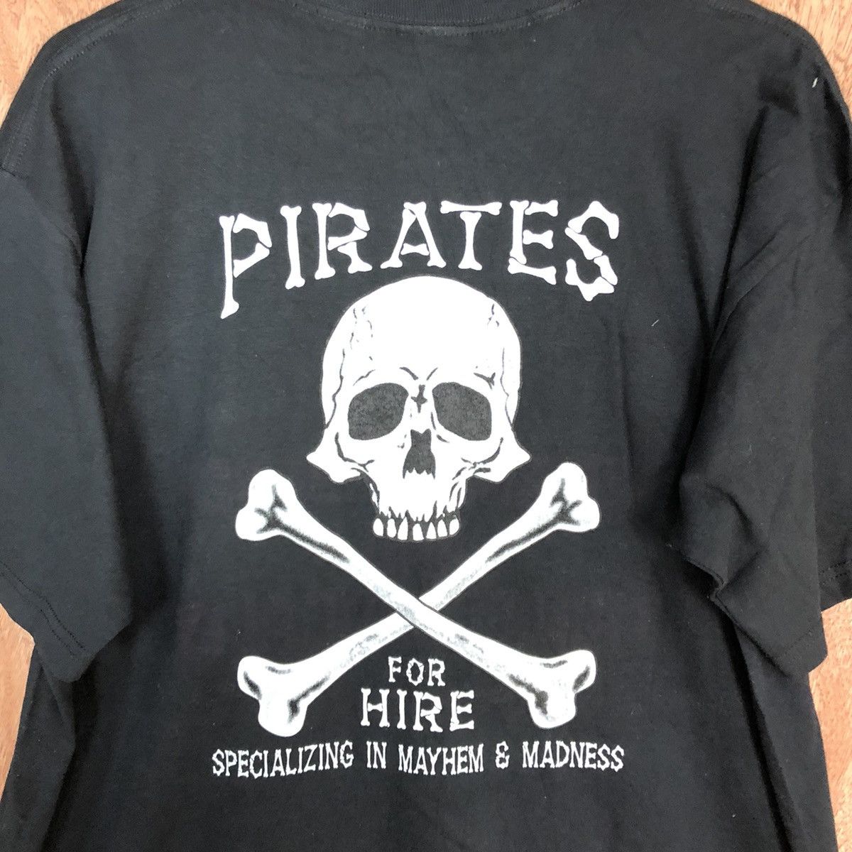Japanese Brand Skull Pirates for you Dolfy Black Short Sleeve Tshirt #3586 Size US XL / EU 56 / 4 - 2 Thumbnail