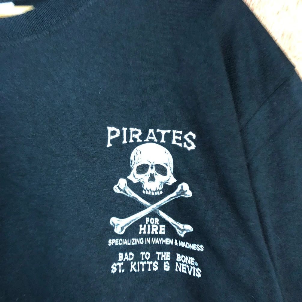 Japanese Brand Skull Pirates for you Dolfy Black Short Sleeve Tshirt #3586 Size US XL / EU 56 / 4 - 6 Thumbnail