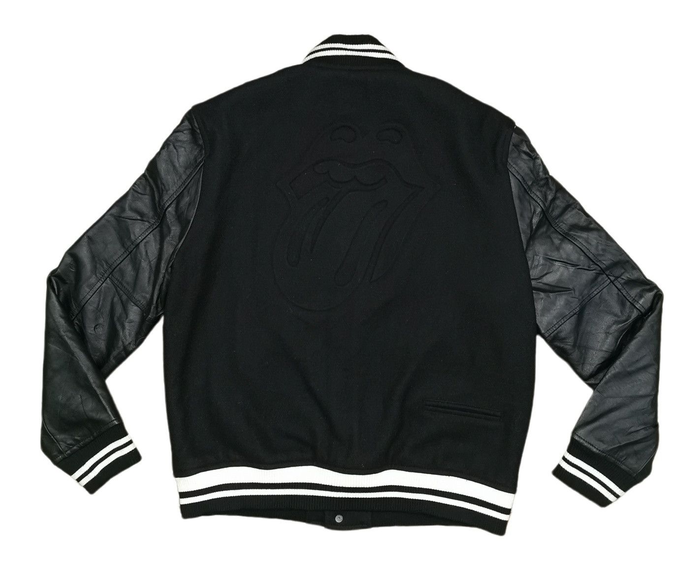 JACKROSE The Rolling Stones x Jack Rose Wool Varsity Jacket Size US M / EU 48-50 / 2 - 2 Thumbnail