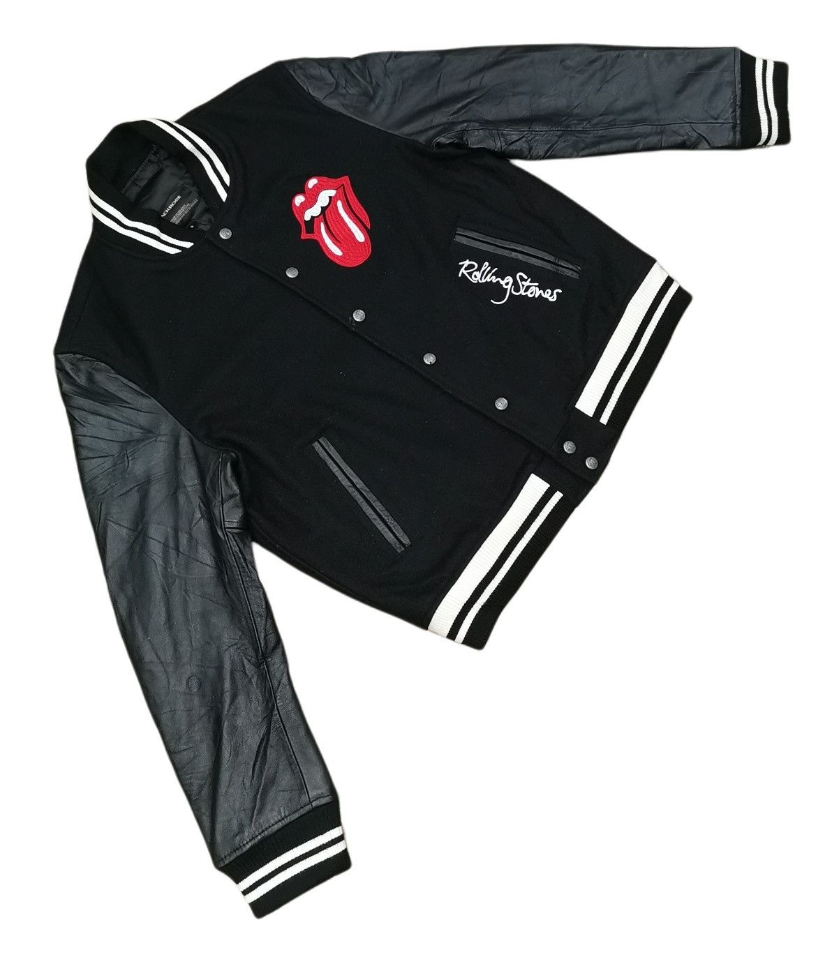 JACKROSE The Rolling Stones x Jack Rose Wool Varsity Jacket Size US M / EU 48-50 / 2 - 9 Thumbnail
