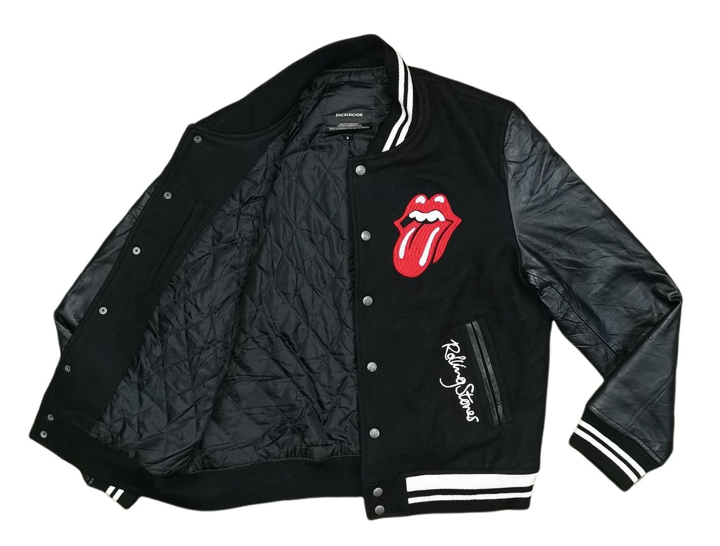 JACKROSE The Rolling Stones x Jack Rose Wool Varsity Jacket Size US M / EU 48-50 / 2 - 13 Thumbnail