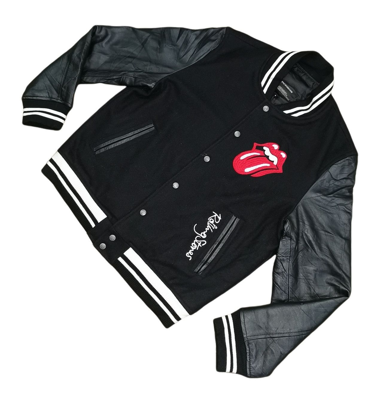 JACKROSE The Rolling Stones x Jack Rose Wool Varsity Jacket Size US M / EU 48-50 / 2 - 4 Thumbnail