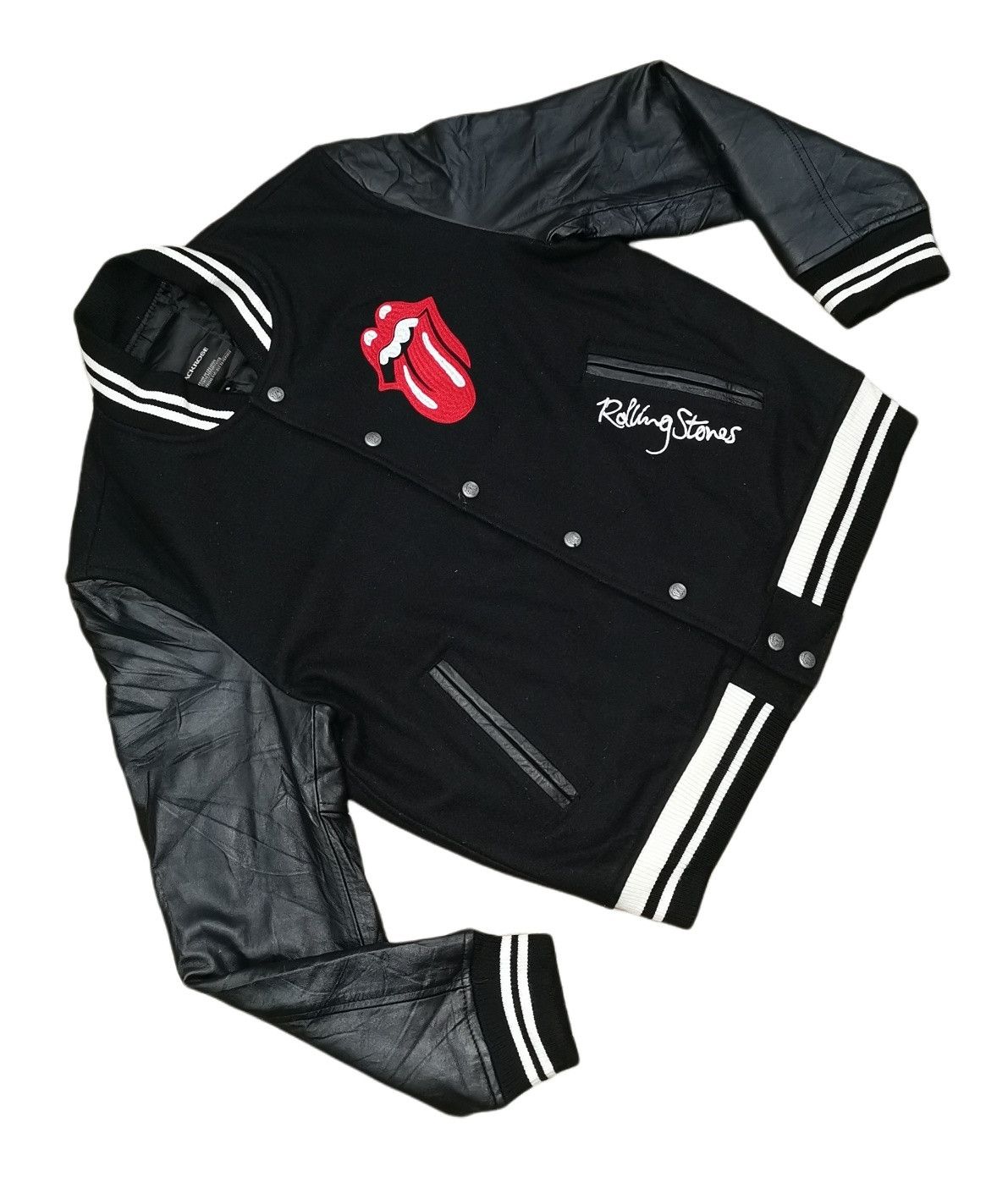 JACKROSE The Rolling Stones x Jack Rose Wool Varsity Jacket Size US M / EU 48-50 / 2 - 3 Thumbnail