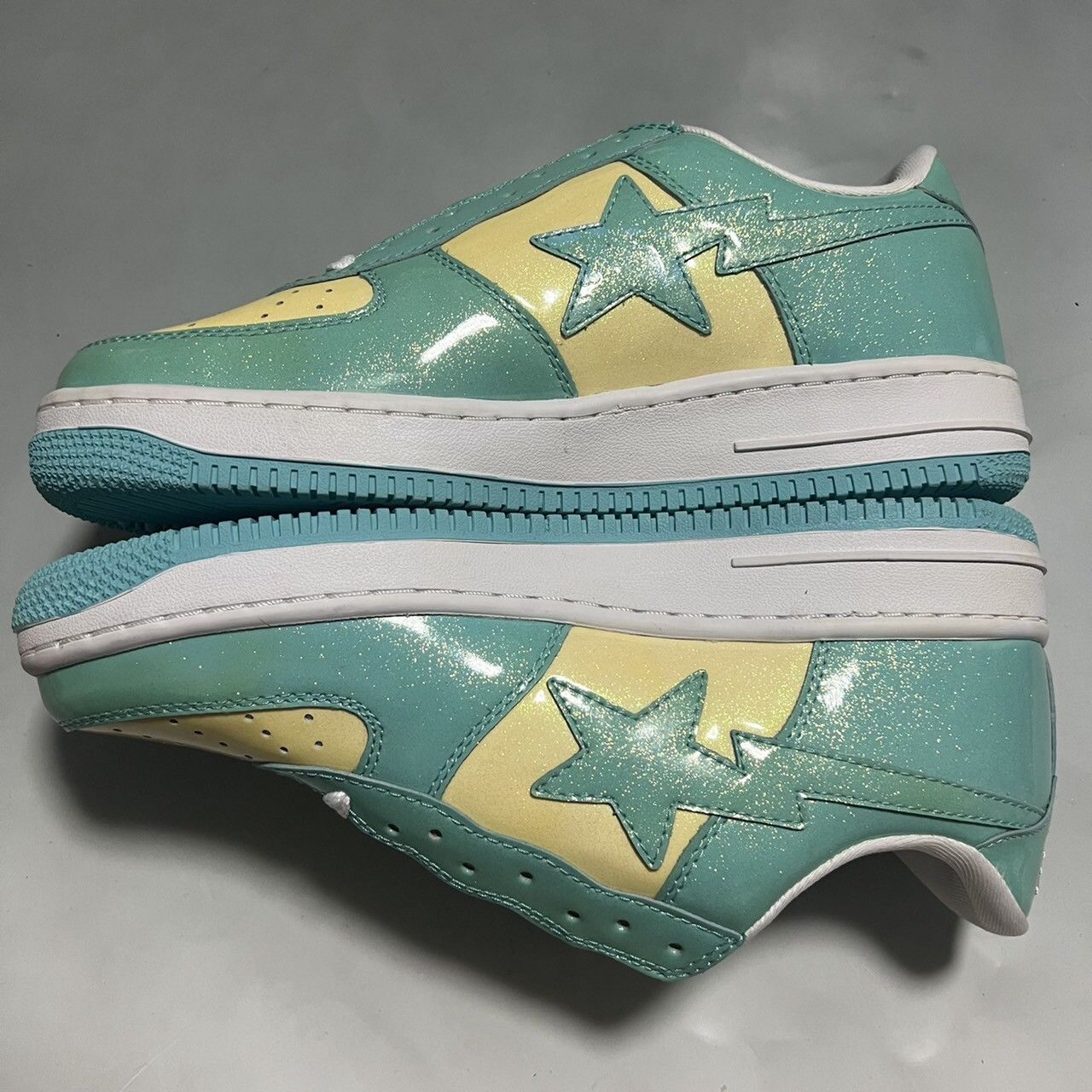 Bape BAPE Sta glitter leather Size US 10 / EU 43 - 4 Thumbnail