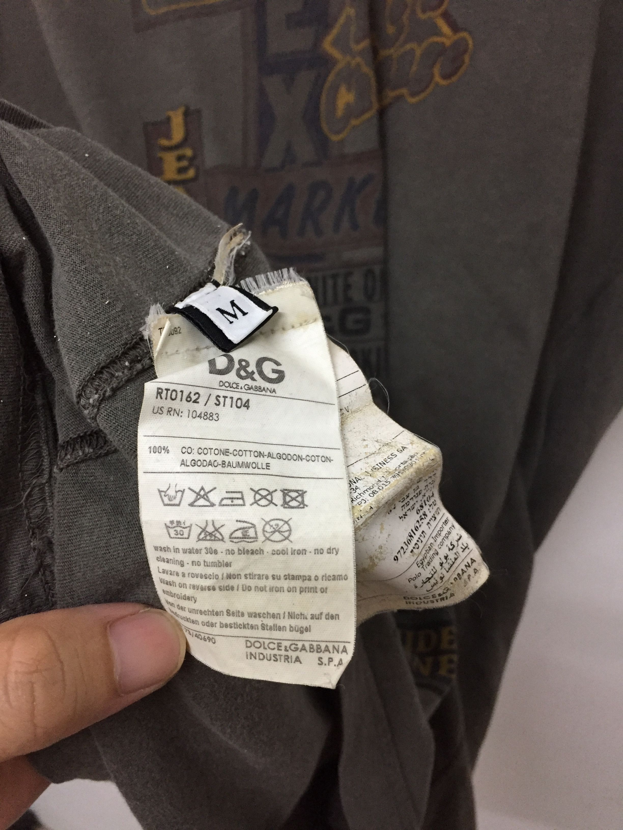 Dolce & Gabbana Vtg SEX Market Advertising Signboard tee Size US M / EU 48-50 / 2 - 11 Thumbnail