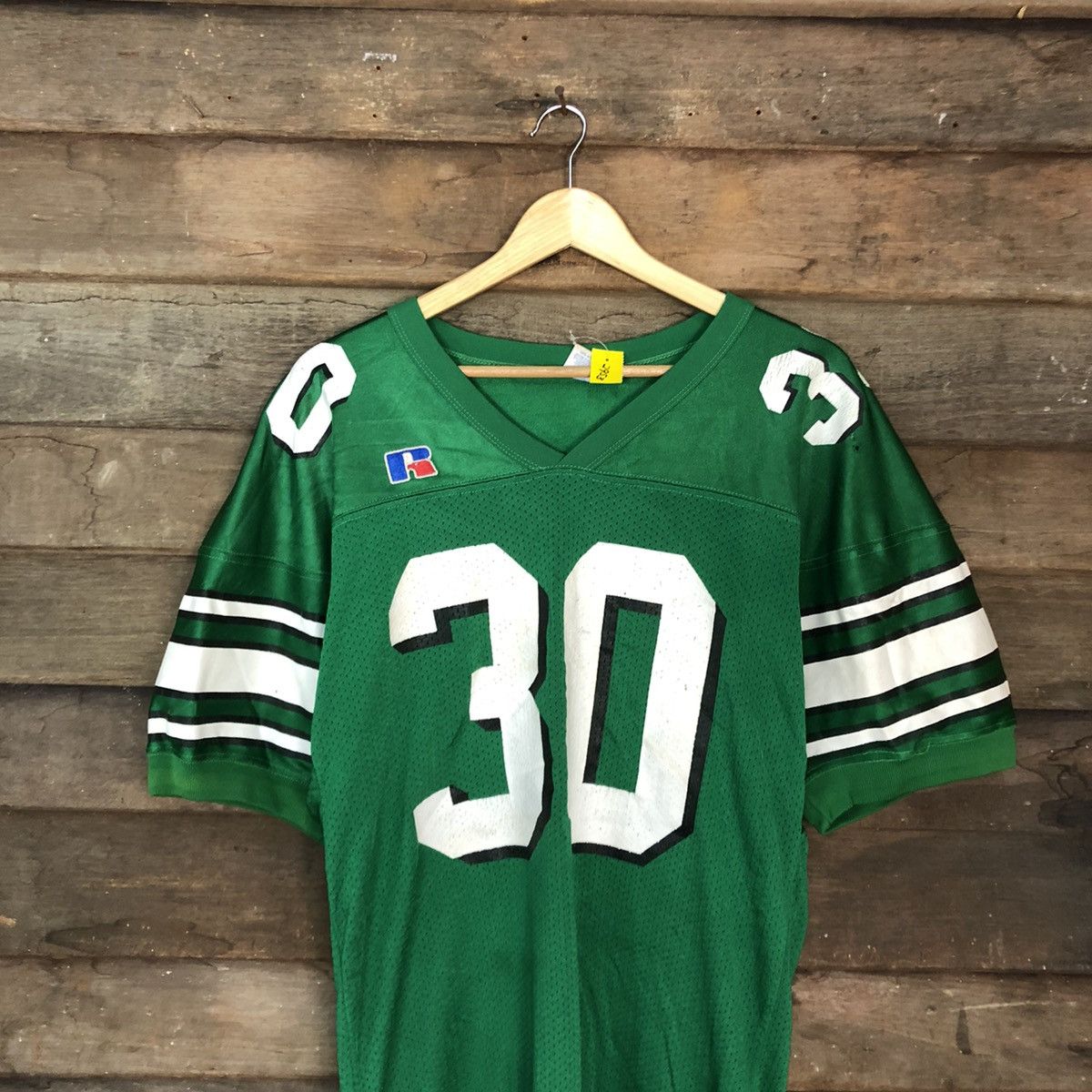 Russell Athletic Rusell Athlelic Green Rugby Jersey #2953 Size US L / EU 52-54 / 3 - 7 Thumbnail