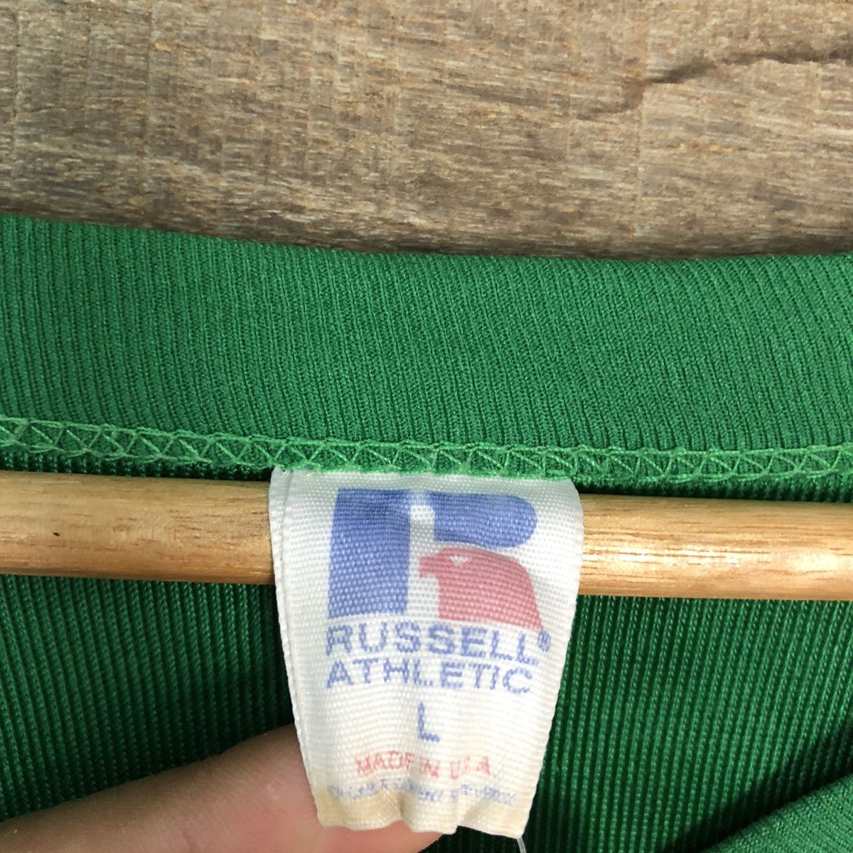 Russell Athletic Rusell Athlelic Green Rugby Jersey #2953 Size US L / EU 52-54 / 3 - 10 Thumbnail