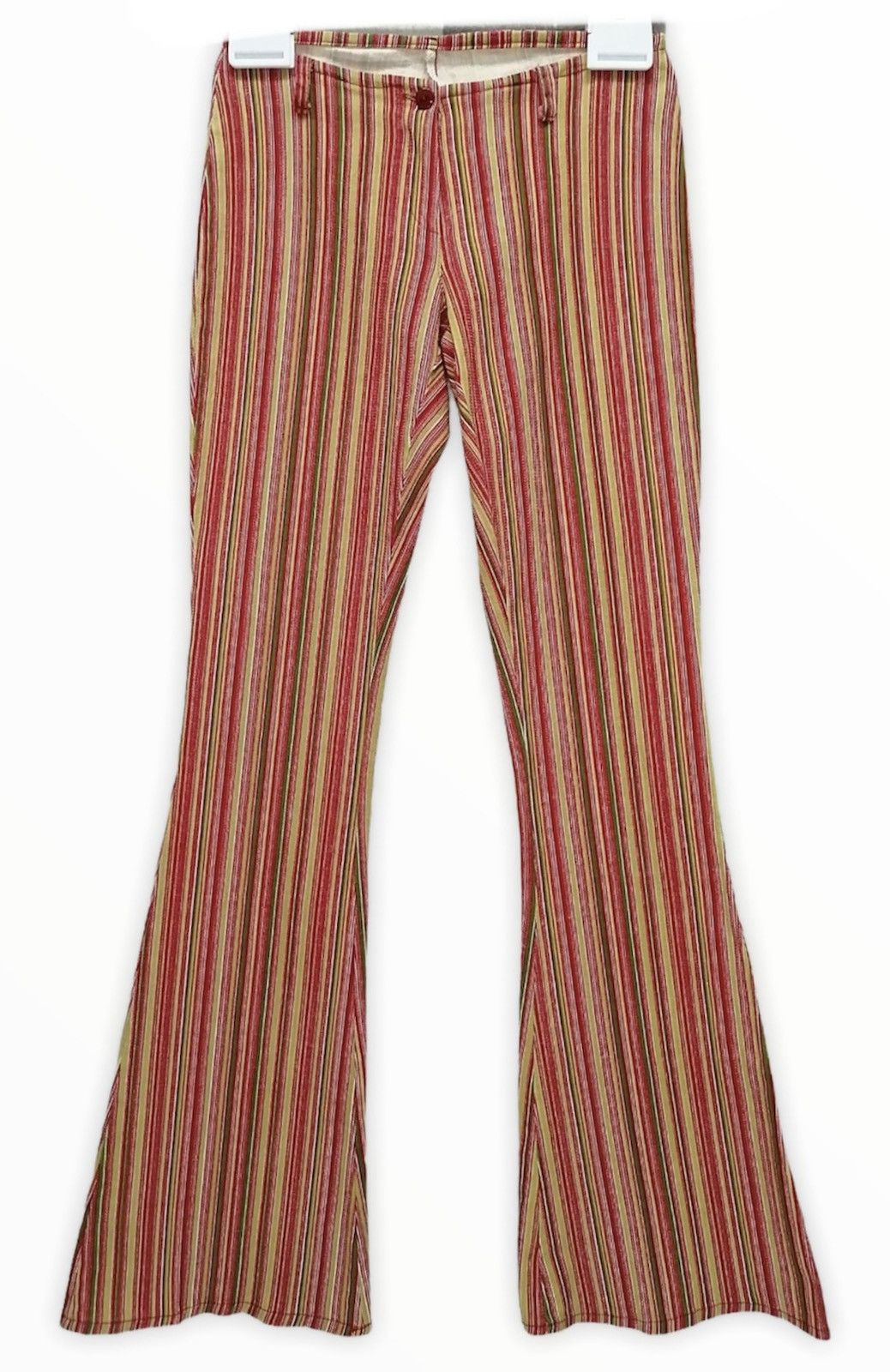 💥Retro Skinny Stripes Mod Gypsy Stretchy Flared Pants