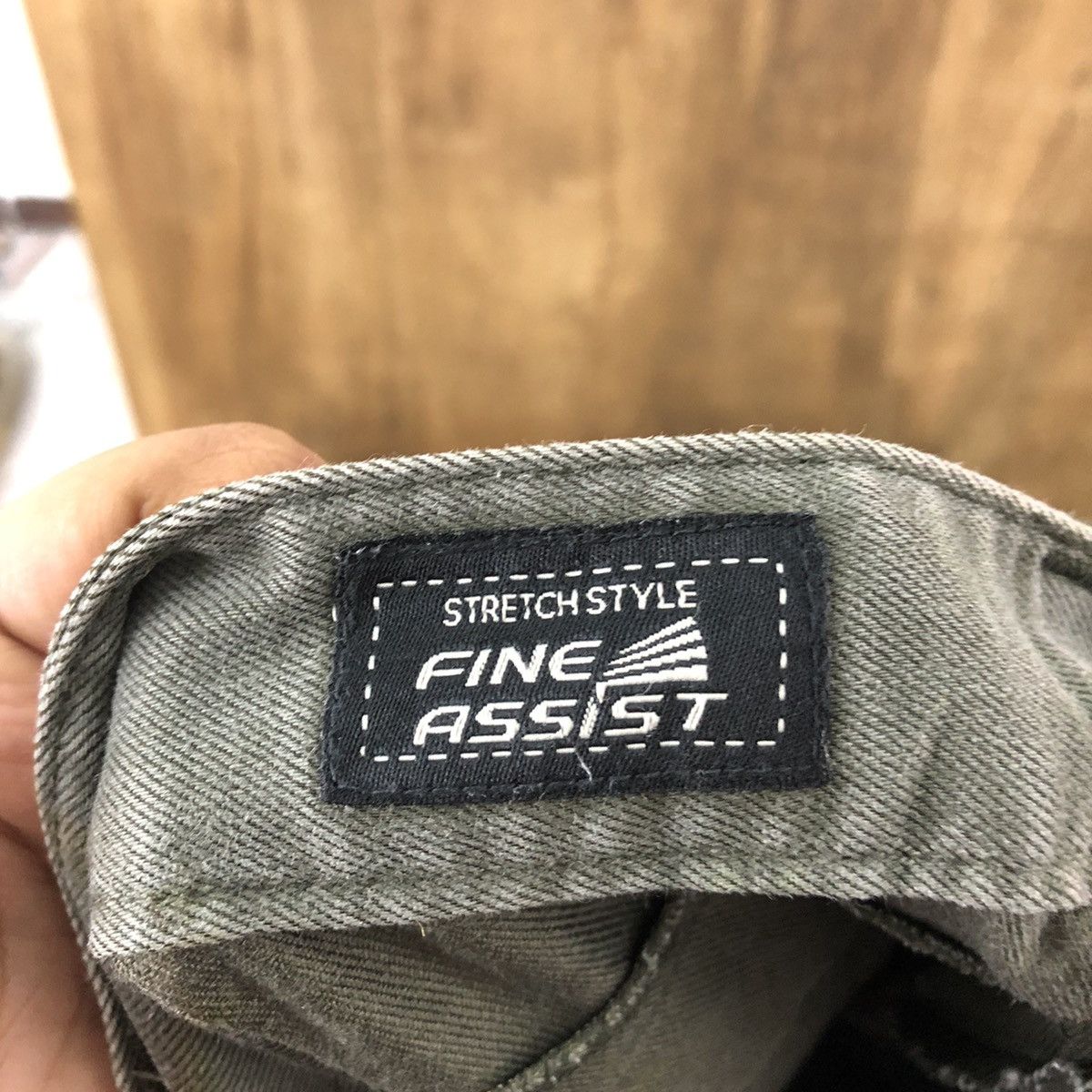 Japanese Brand Fine Assist Green Cargo Multipocket pants #6311 Size US 33 - 13 Thumbnail