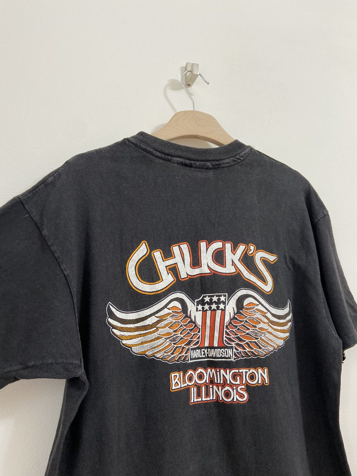 Vintage Vintage Shirt Harley Davidson 1990 Size US XL / EU 56 / 4 - 18 Thumbnail