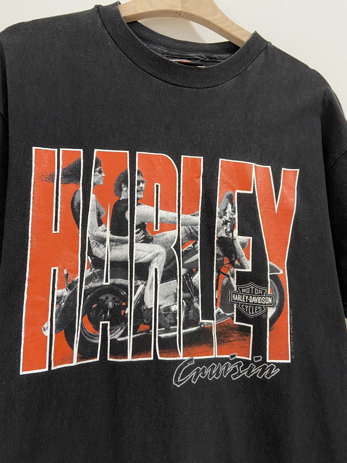 Vintage Vintage Shirt Harley Davidson 1990 Size US XL / EU 56 / 4 - 3 Thumbnail