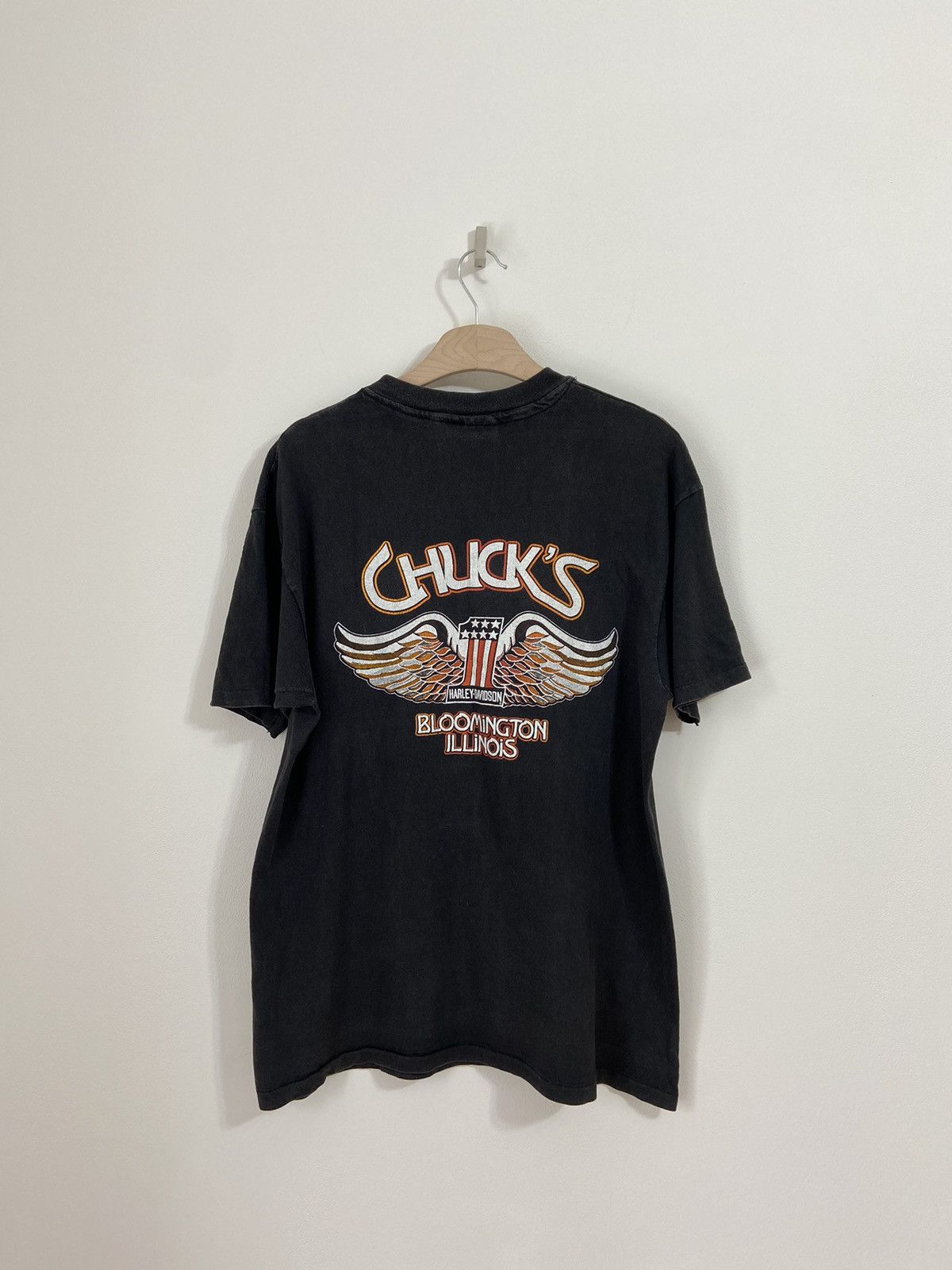 Vintage Vintage Shirt Harley Davidson 1990 Size US XL / EU 56 / 4 - 13 Thumbnail