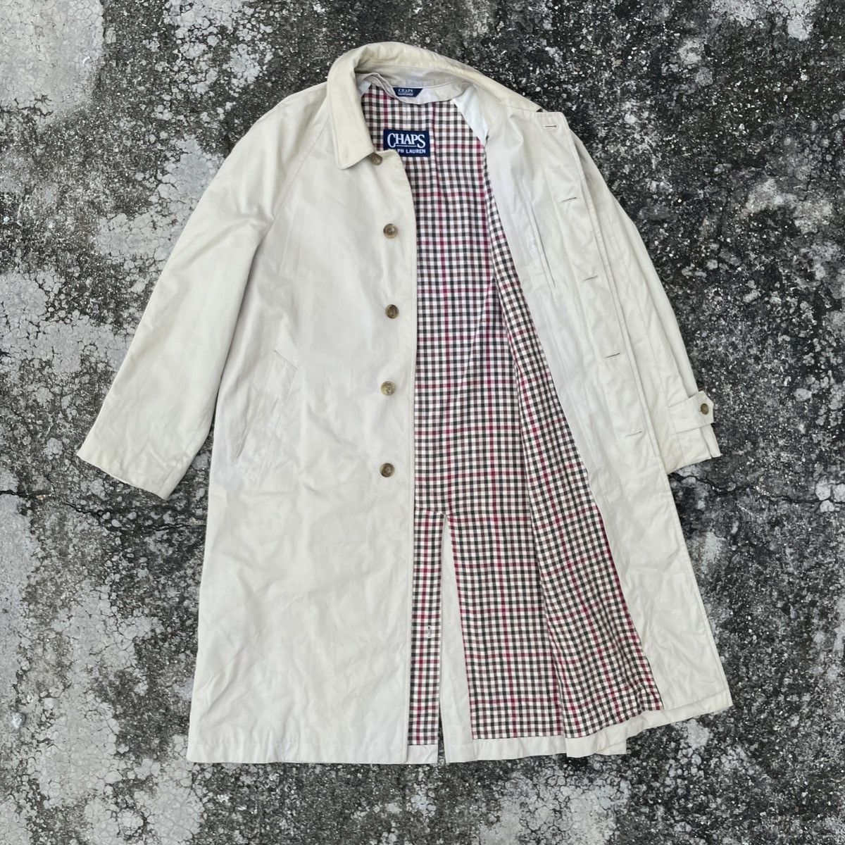 Chaps Ralph Lauren Vintage Chaps Ralph Laurent Trech Coat Jacket Size US L / EU 52-54 / 3 - 1 Thumbnail